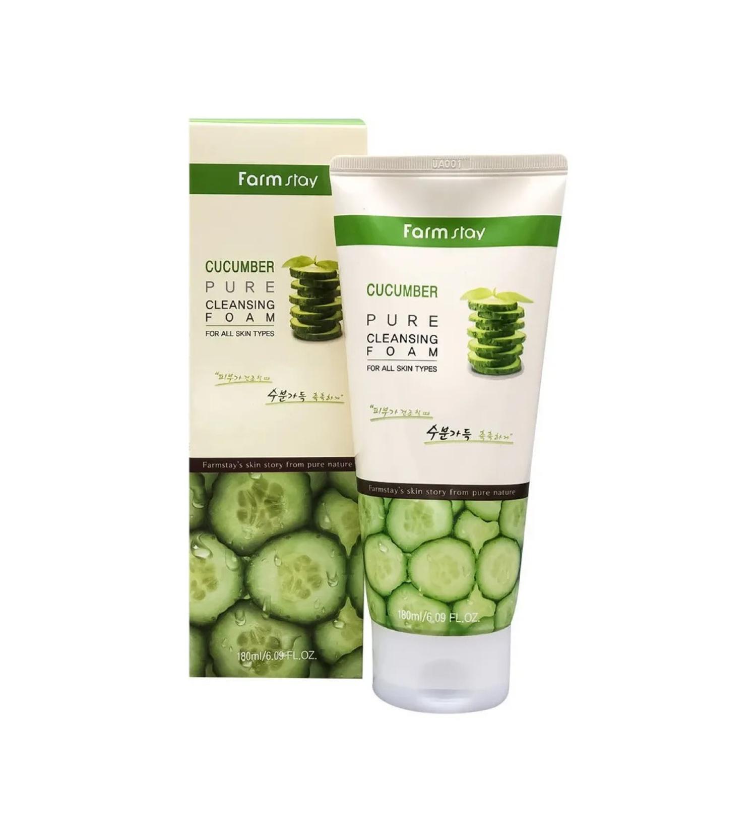 Farm Stay Foam for washing the face cleansing with an extract of cucumber 180ml