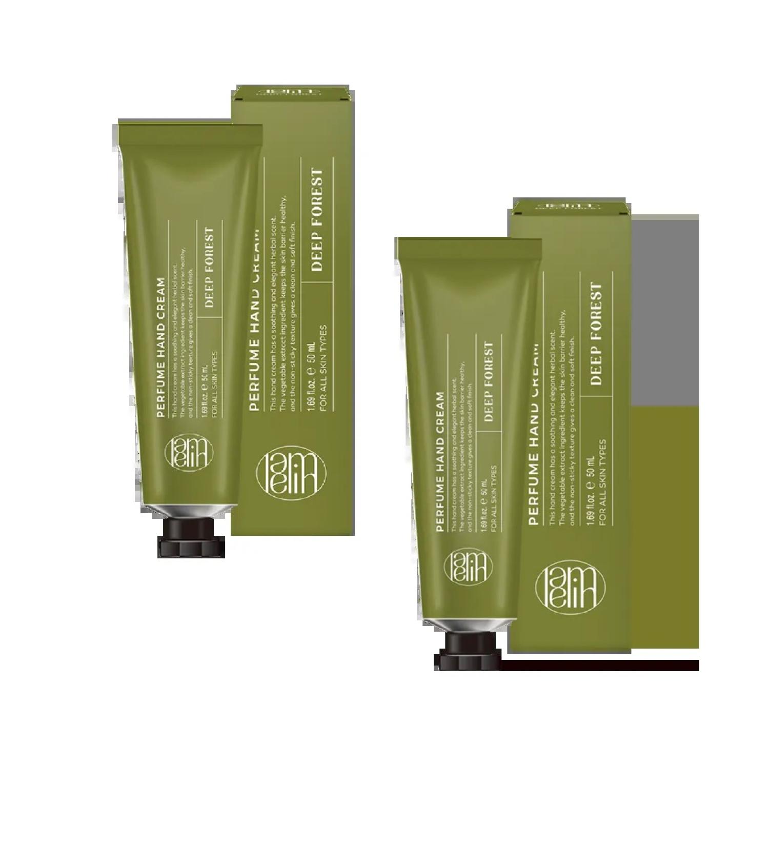 Lamelin Perfumed hand cream deep forest 50 ml 2 pcs - Buy Online on GoSupps.com