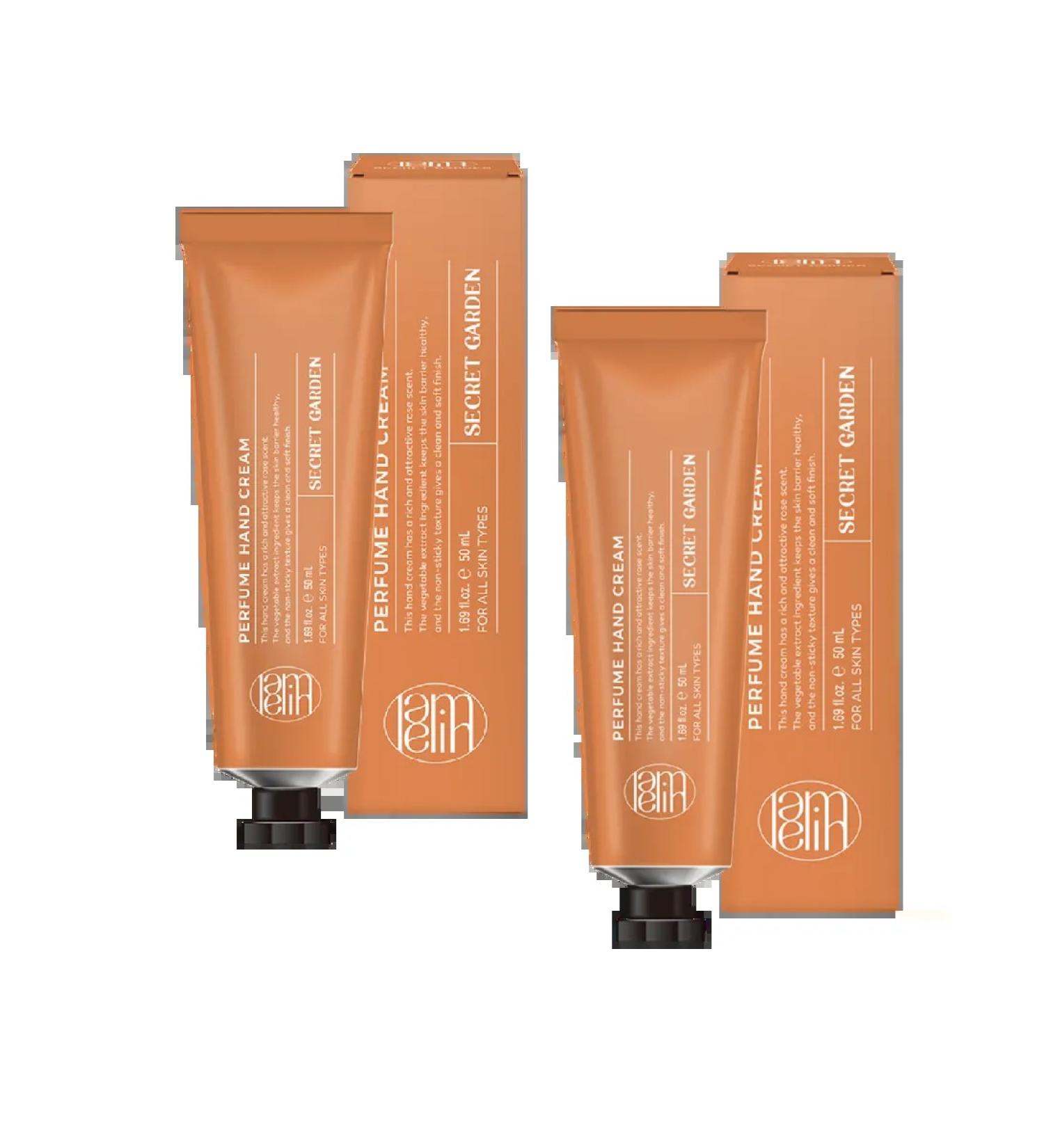 Lamelin Hands perfumery Cream Secret Garden 50 ml 2 pcs - Buy Online on GoSupps.com