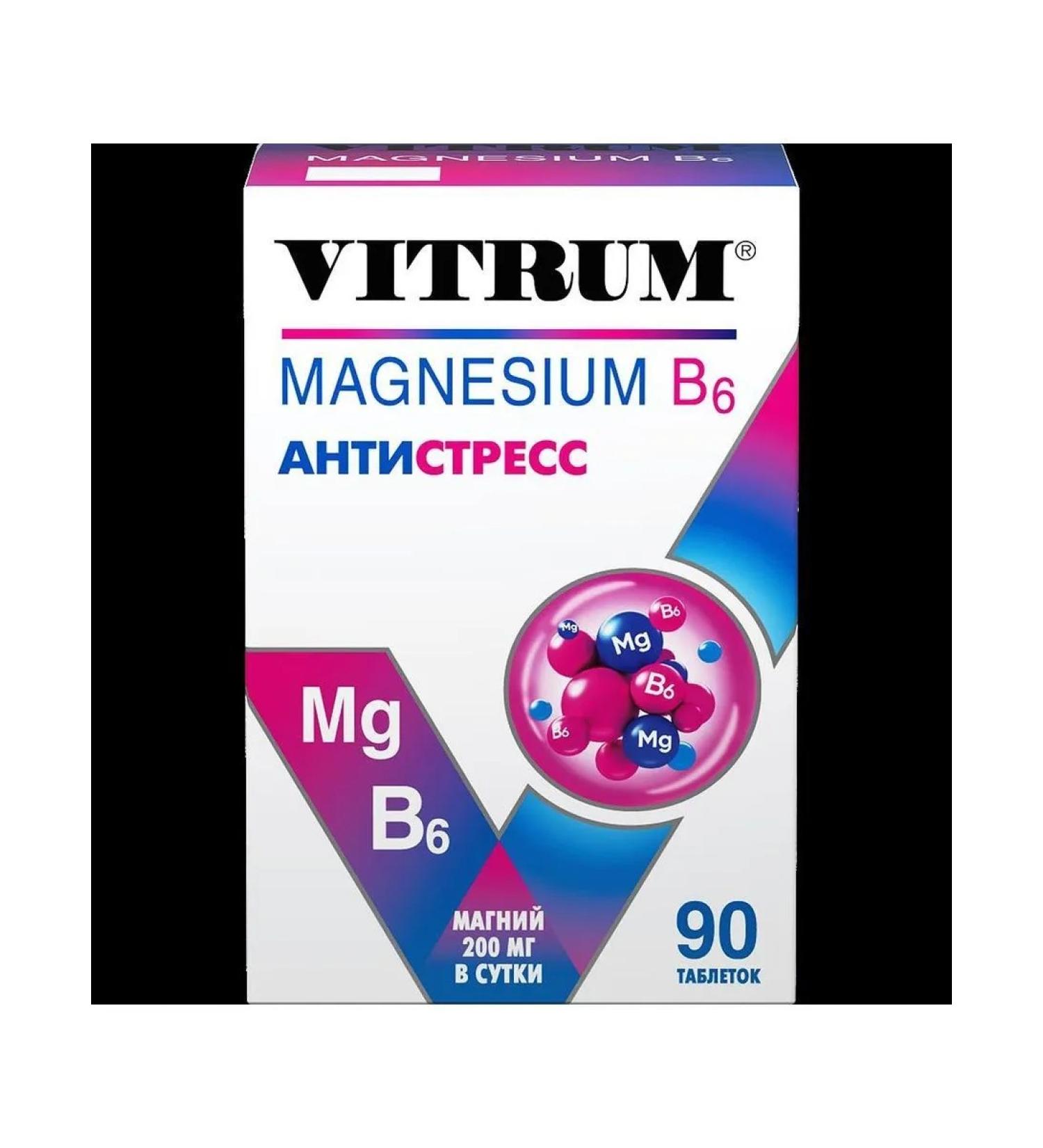 Vitrum Magnesium B6 N90 Table P O 1200 mg - Buy Online on GoSupps.com