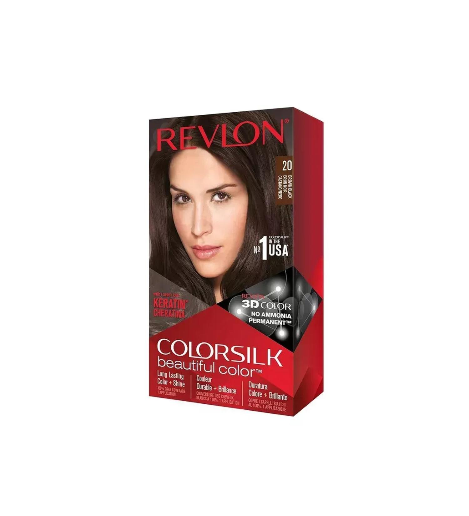 Revlon Revolon hair color Colorsilk 20 Brown Black - Buy Online on GoSupps.com