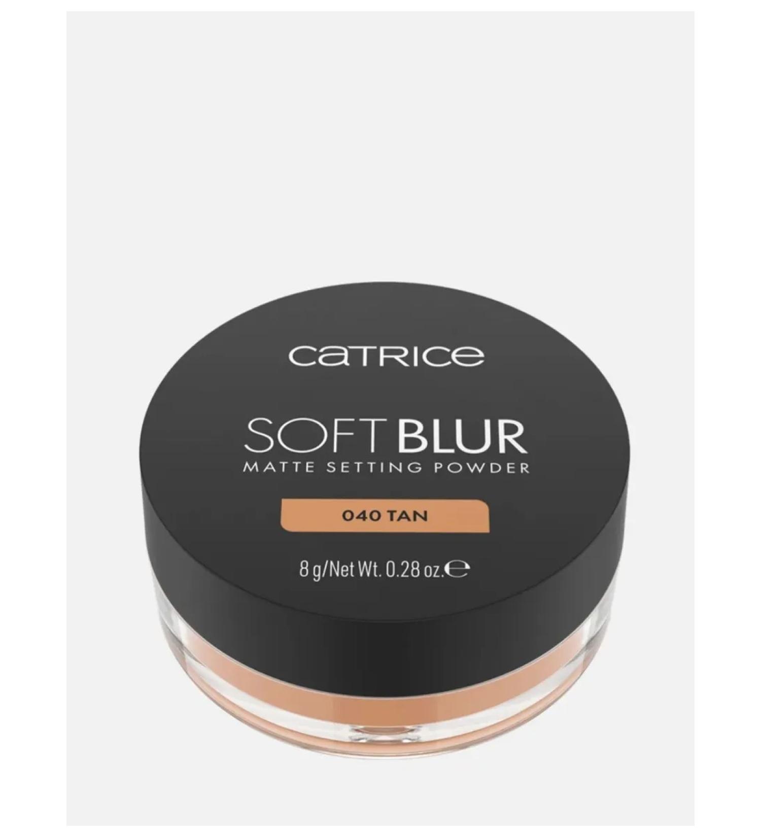 catrice Soft Blur Matte Setting 040 Tan's crumbling powder