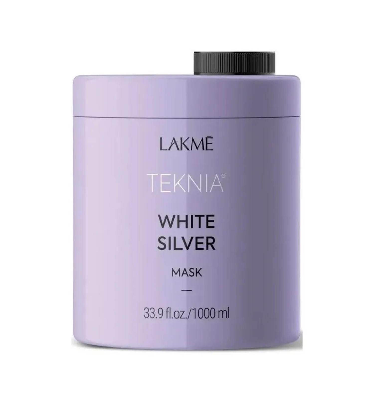 Lakme WHITE SILVER Yellow Tone Neutralizing Hair Mask 1000 ml