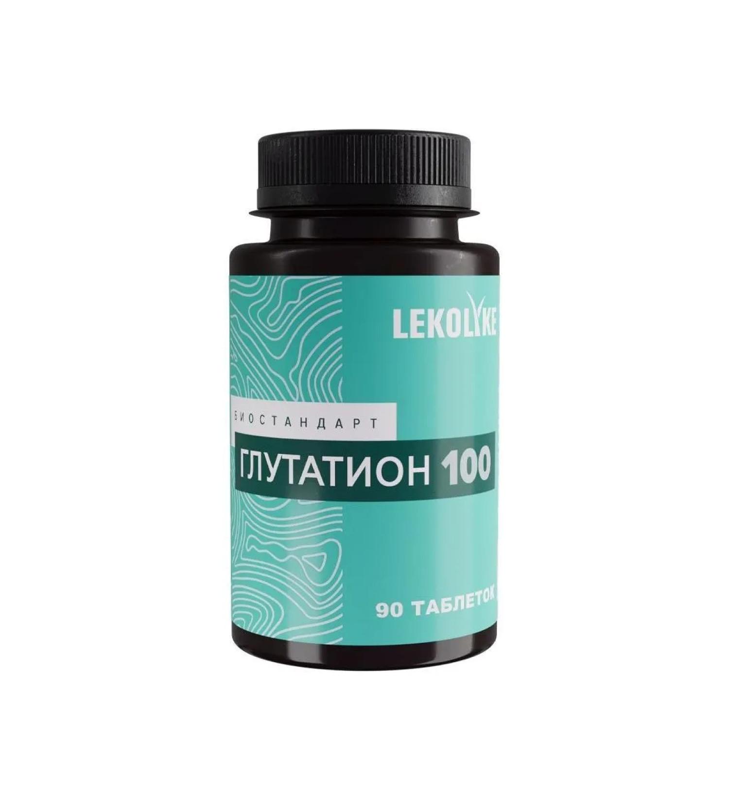 LEKOLIKE Biostandart Glutation 100 N90 Table 600 mg - Buy Online on GoSupps.com