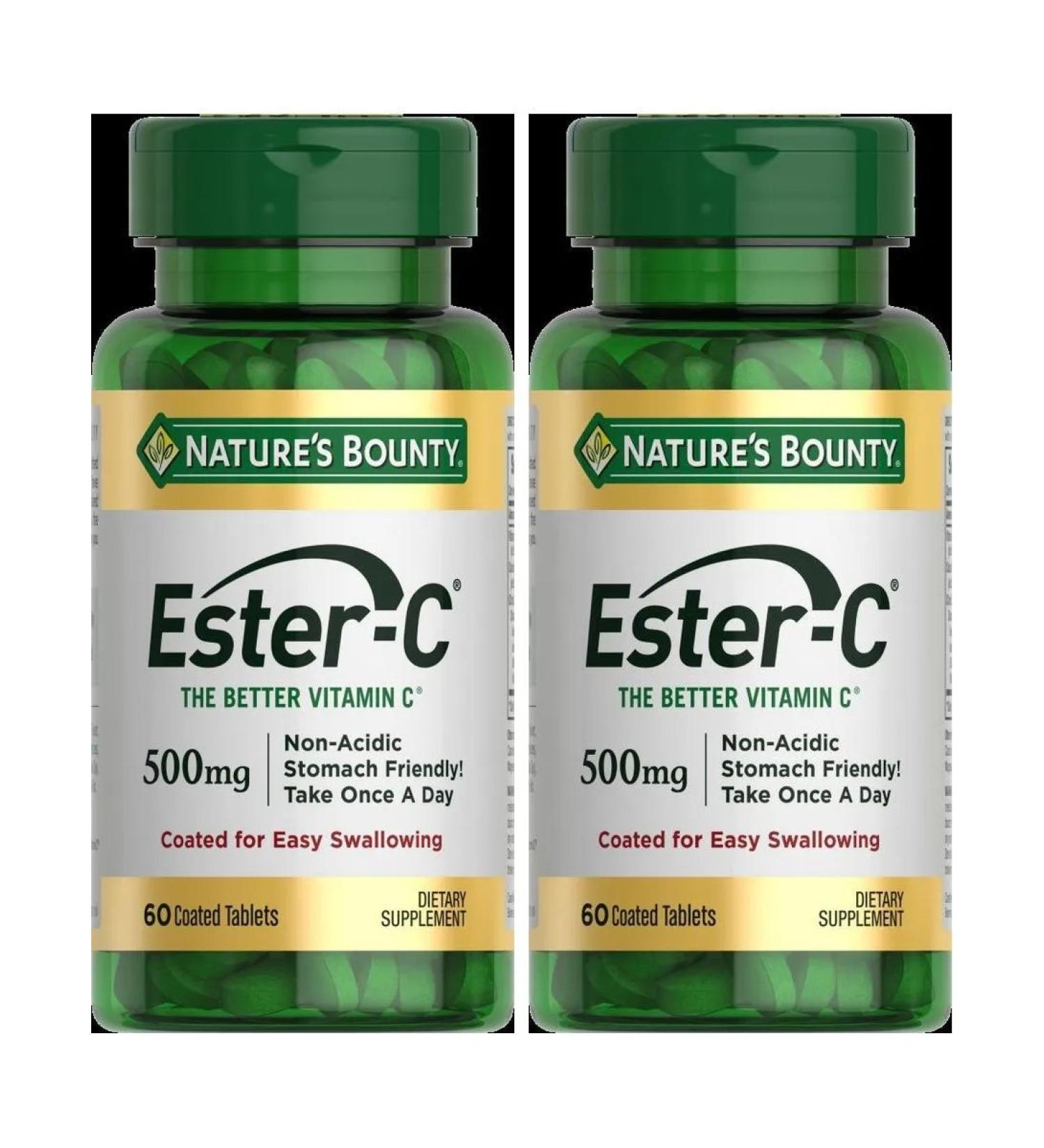 Nature's Bounty Esther -S 500mg N60 table at 1098 mg Natures Bounty - 2pcs