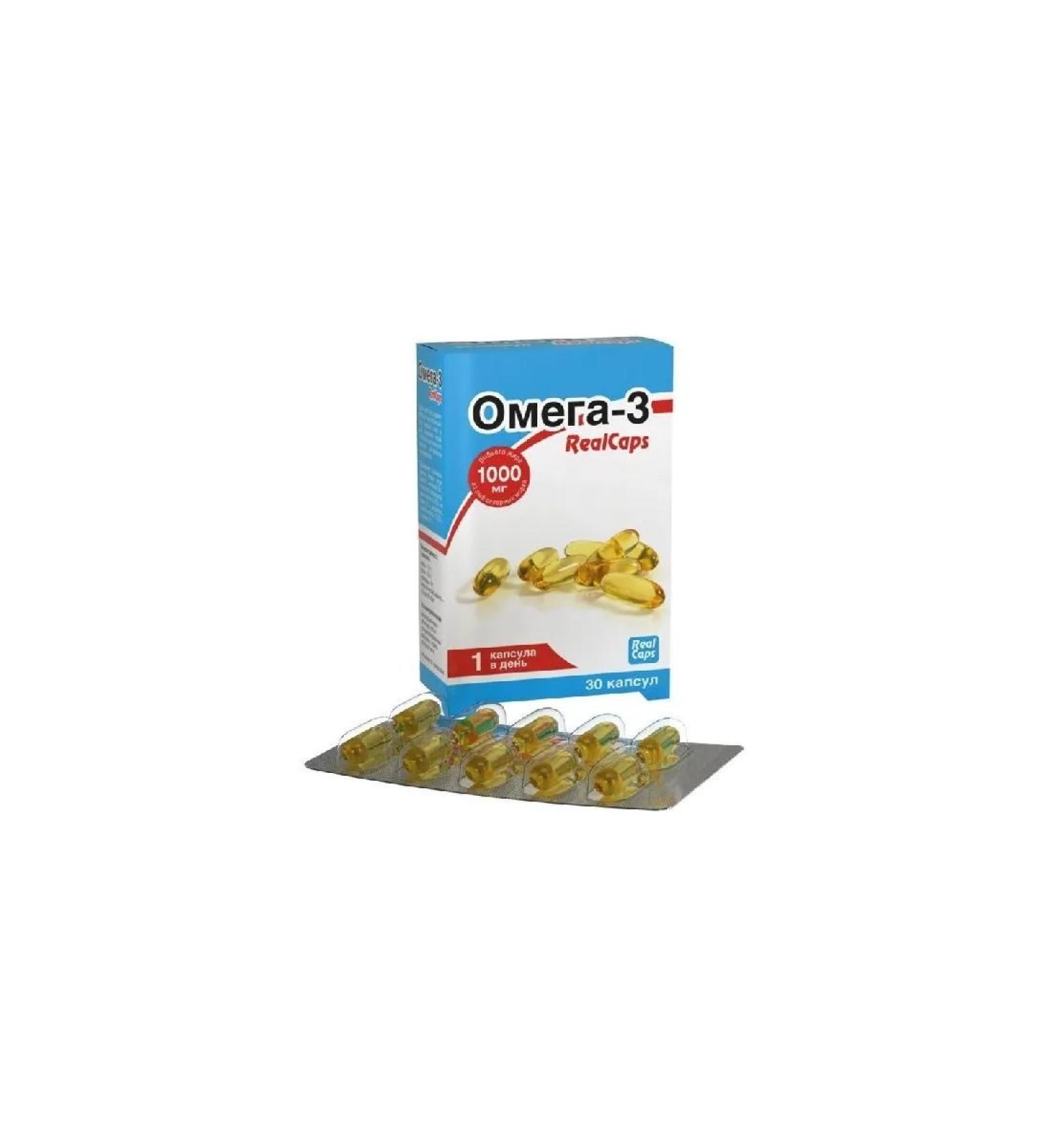 RealCaps JSC Omega-3 Realcaps N30 caps 1400 mg - Buy Online on GoSupps.com