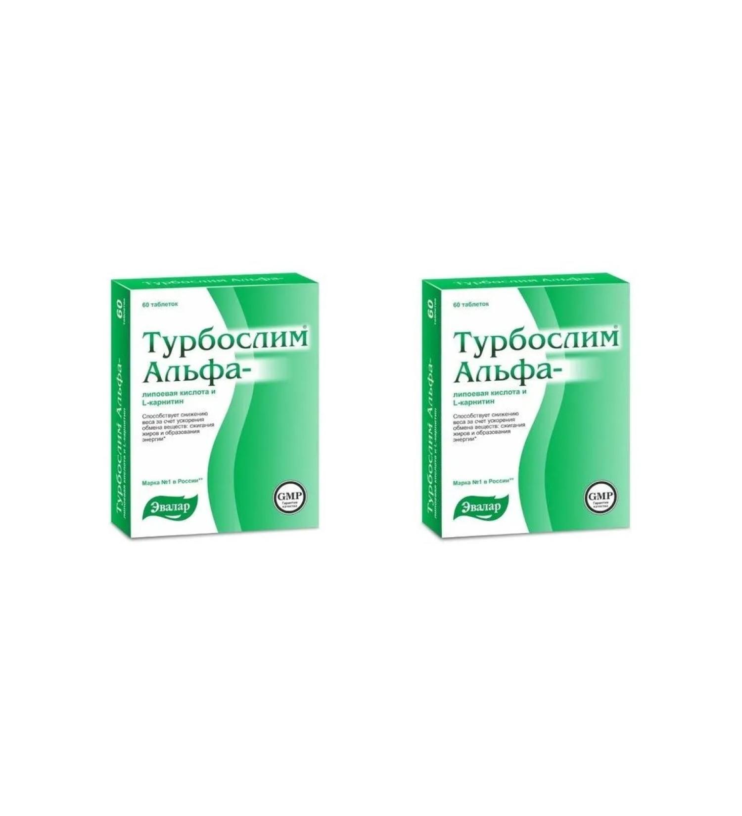 Evalar turboslim alfa-lipois K-Ta L-carnitin N60 Table-2pcs