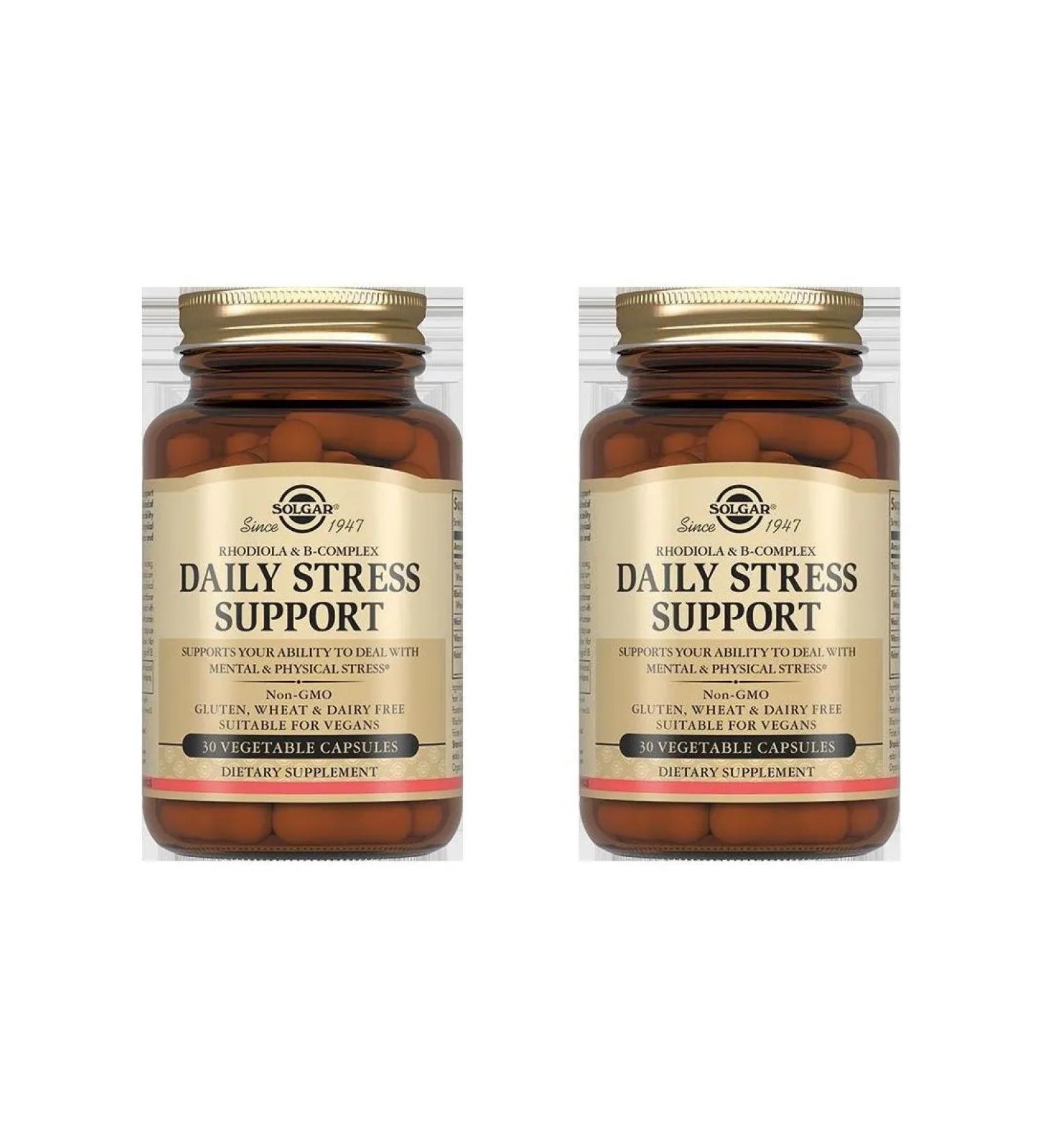 SOLGAR daily stress control N30 caps 924 mg - 2pcs - Buy Online on GoSupps.com