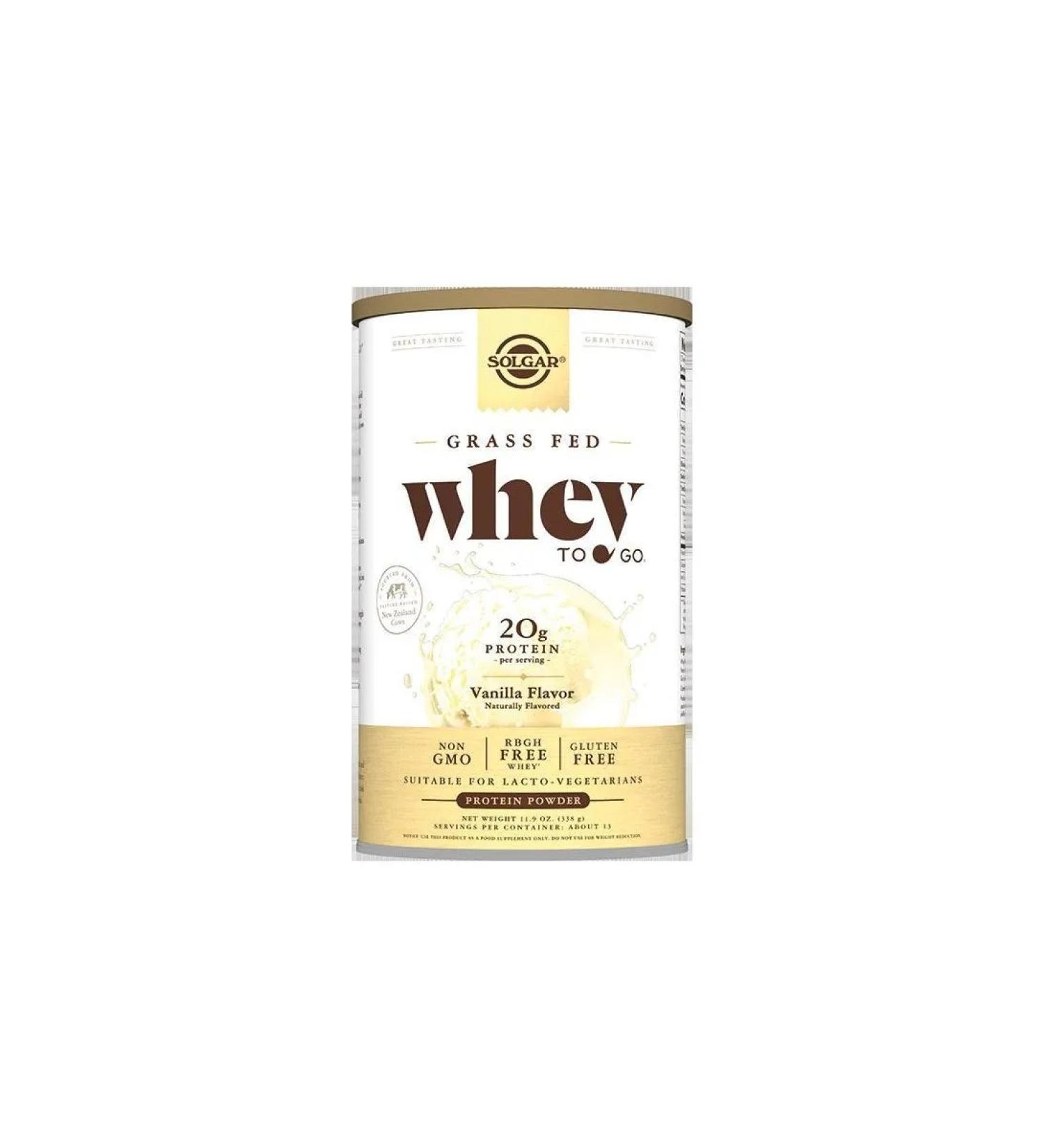 SOLGAR Protein serum vay TU GOU with the taste of vanilla 338.0 pores ban