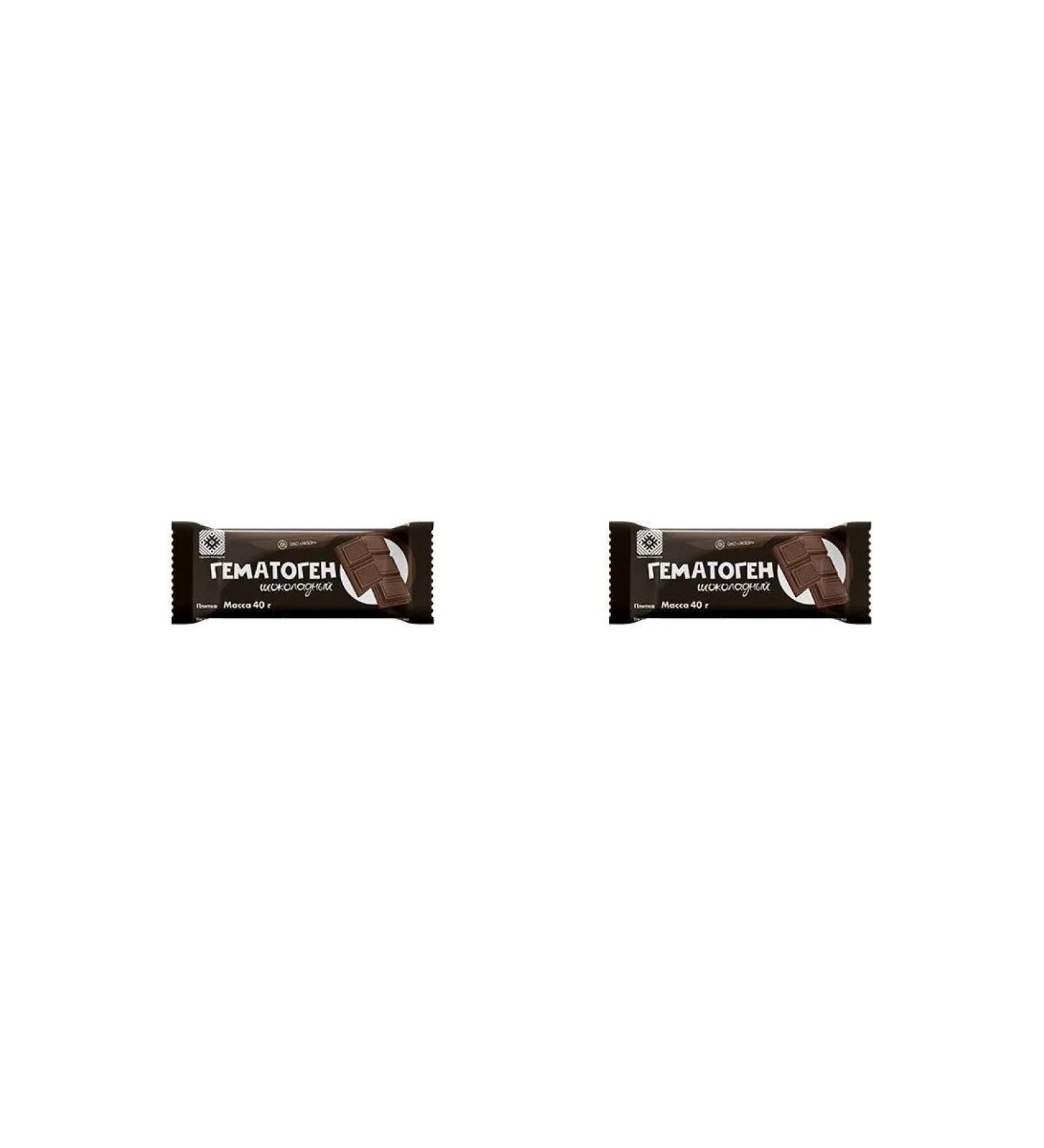 Exon OJSC Chocolate hematogen 40.0 exon - 2pcs