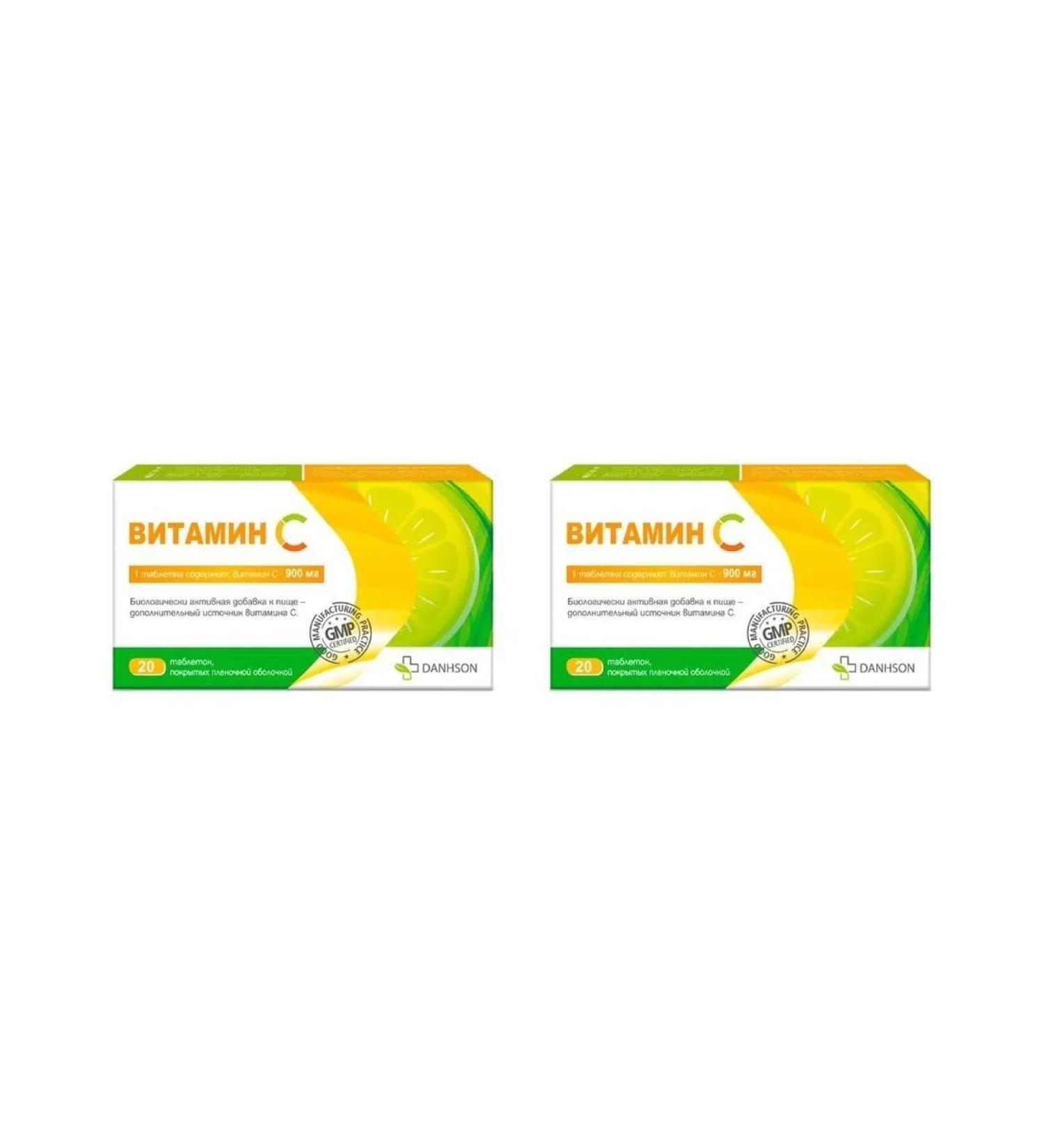 VetProm AD Vitamin C 900 mg n20 tables captured by 1440 mg - 2pcs - Buy Online on GoSupps.com