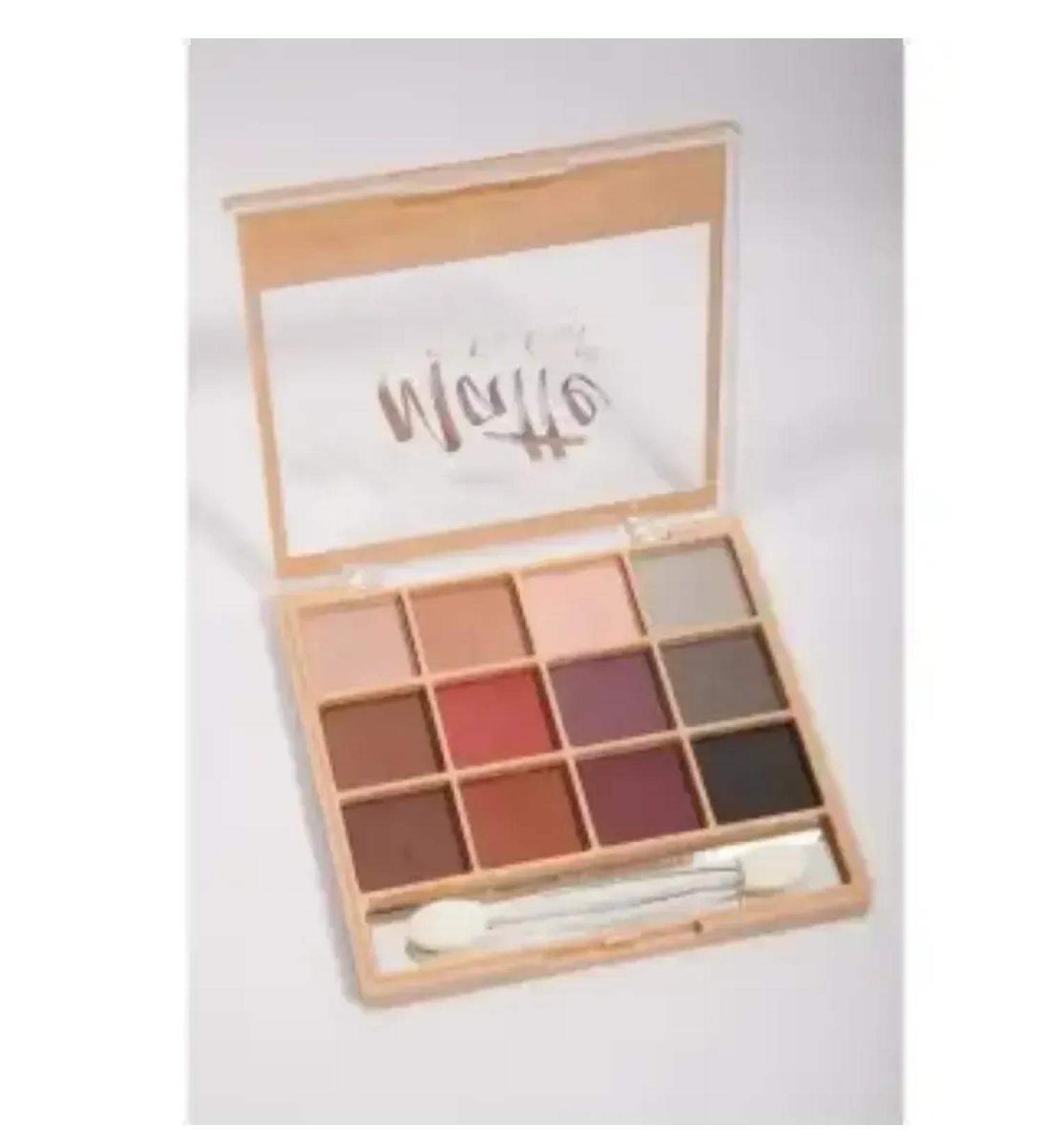 Palette of shadows for eyelids from 12 colors - Buy Online on GoSupps.com