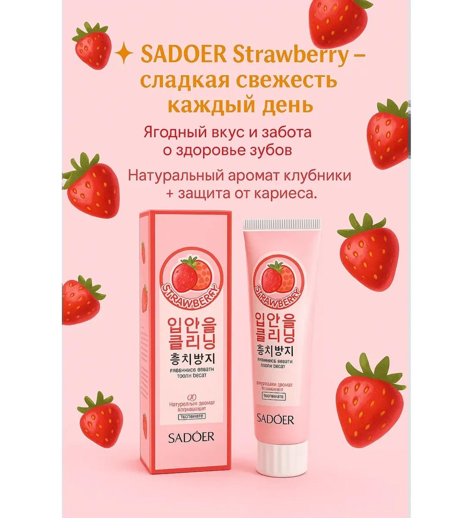 ATM95 Caries toothpaste with strawberries taste - Buy Online on GoSupps.com