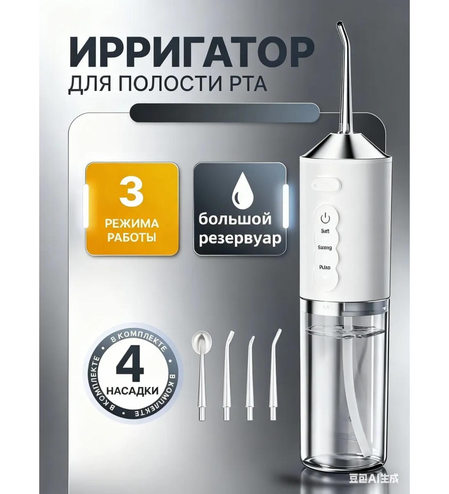 Pesitro Electric Oral Irrigator Smart 220ml Teeeth Cleaner Household - Buy Online on GoSupps.com