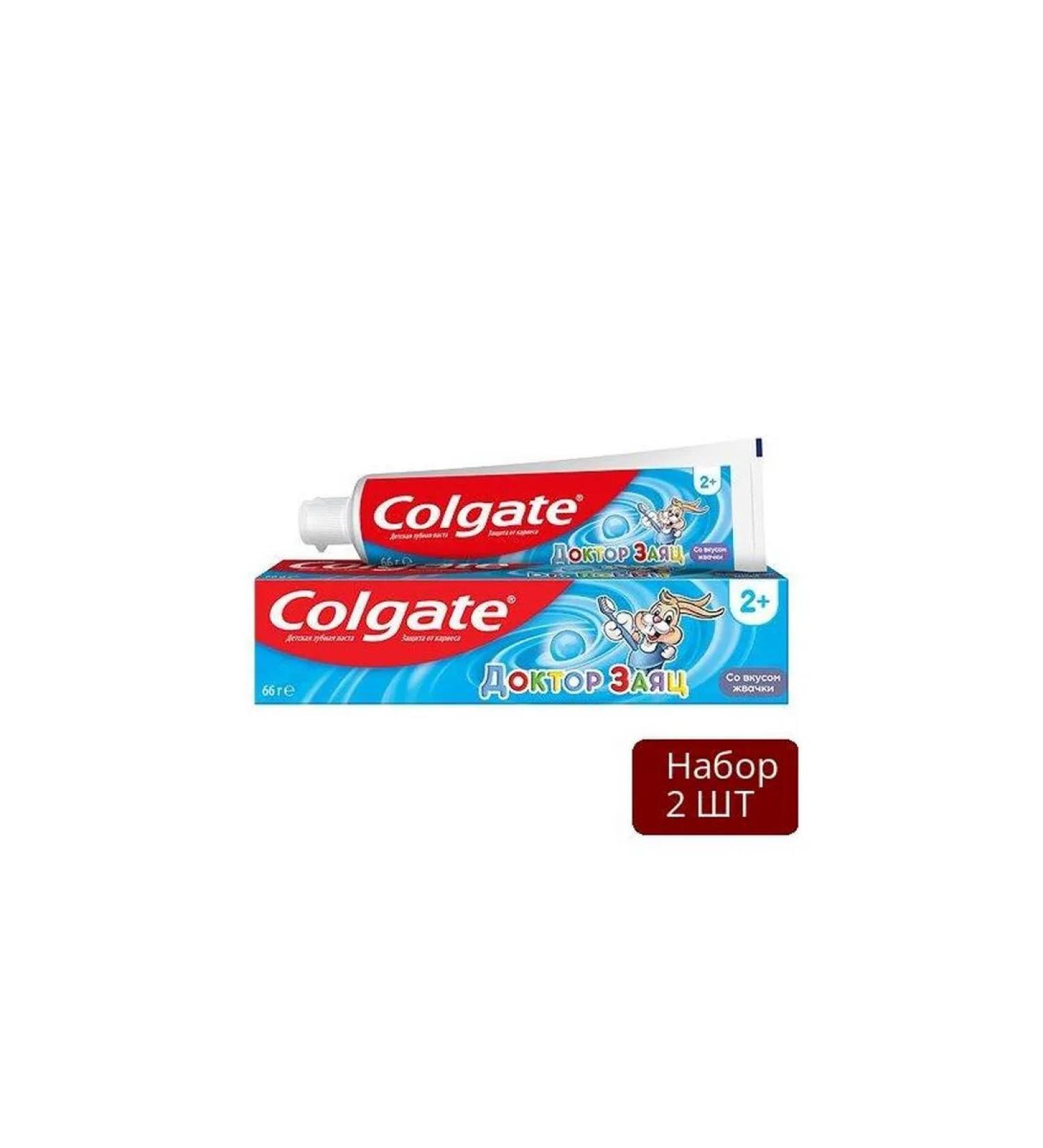 COLGATE Set 2 pieces of dental paste "Dr. Hare" for children - Buy Online on GoSupps.com