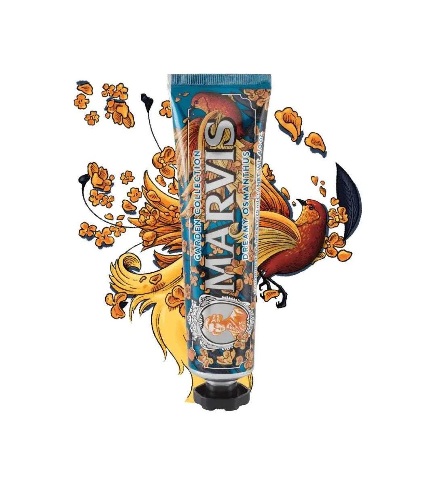 Marvis Dreamy Osmanthus Toothpaste for Plaque and Cavities 75ml - Buy Online on GoSupps.com
