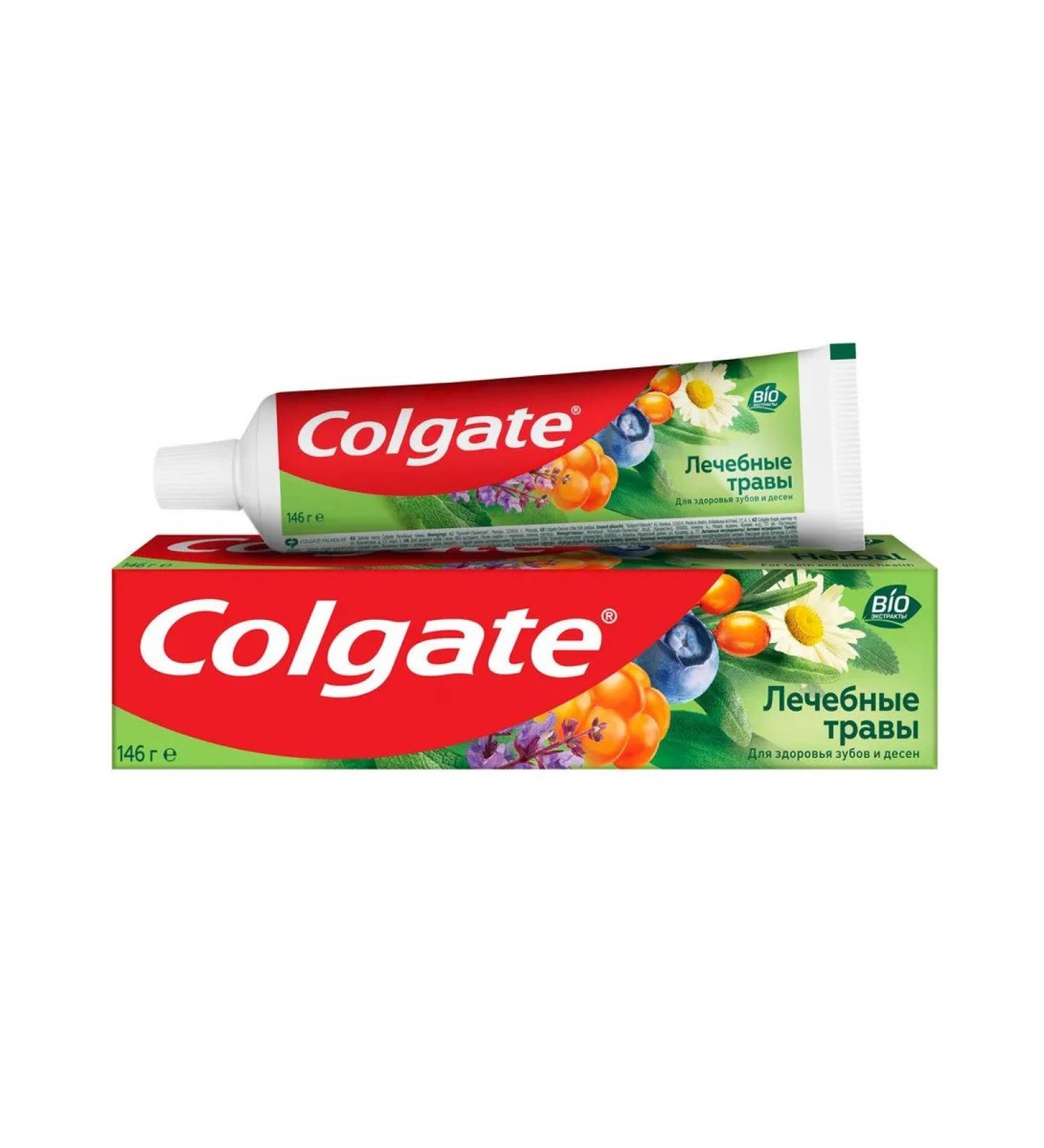 COLGATE Set 2 pieces of toothpaste medicinal herbs 100 ml in a box