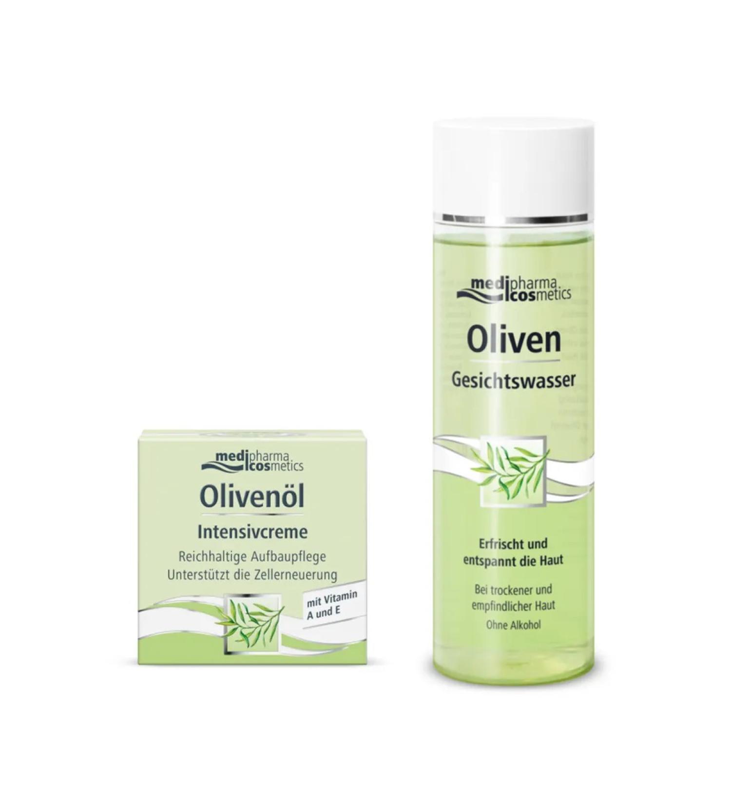 MEDIPHARMA COSMETICS Set: OLIVENOL Intensive Face Cream 50ml + OLIVEN Face Toner 200ml