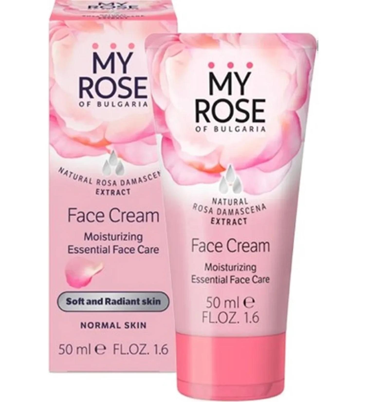Lotions My Rose of Bulgaria Moisturizer Facial Cream 50 ml