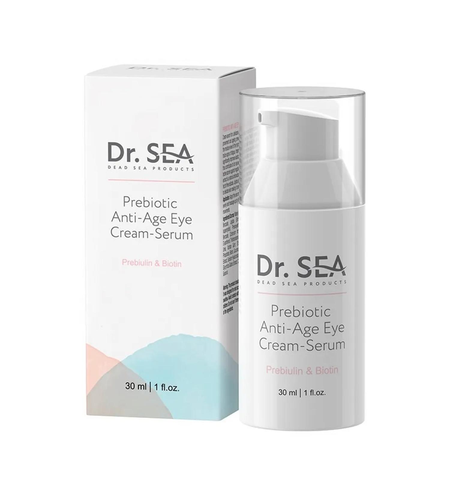Beauty and care Dr. Sea Anti-Aging Eye Cream Serum with Prebiotics 30 ml - Buy Online on GoSupps.com