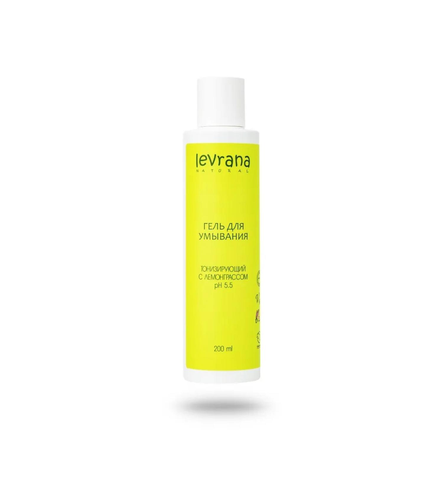 Beauty and care Levrana washing gel tonic with lemmongrass 200 ml - Buy Online on GoSupps.com