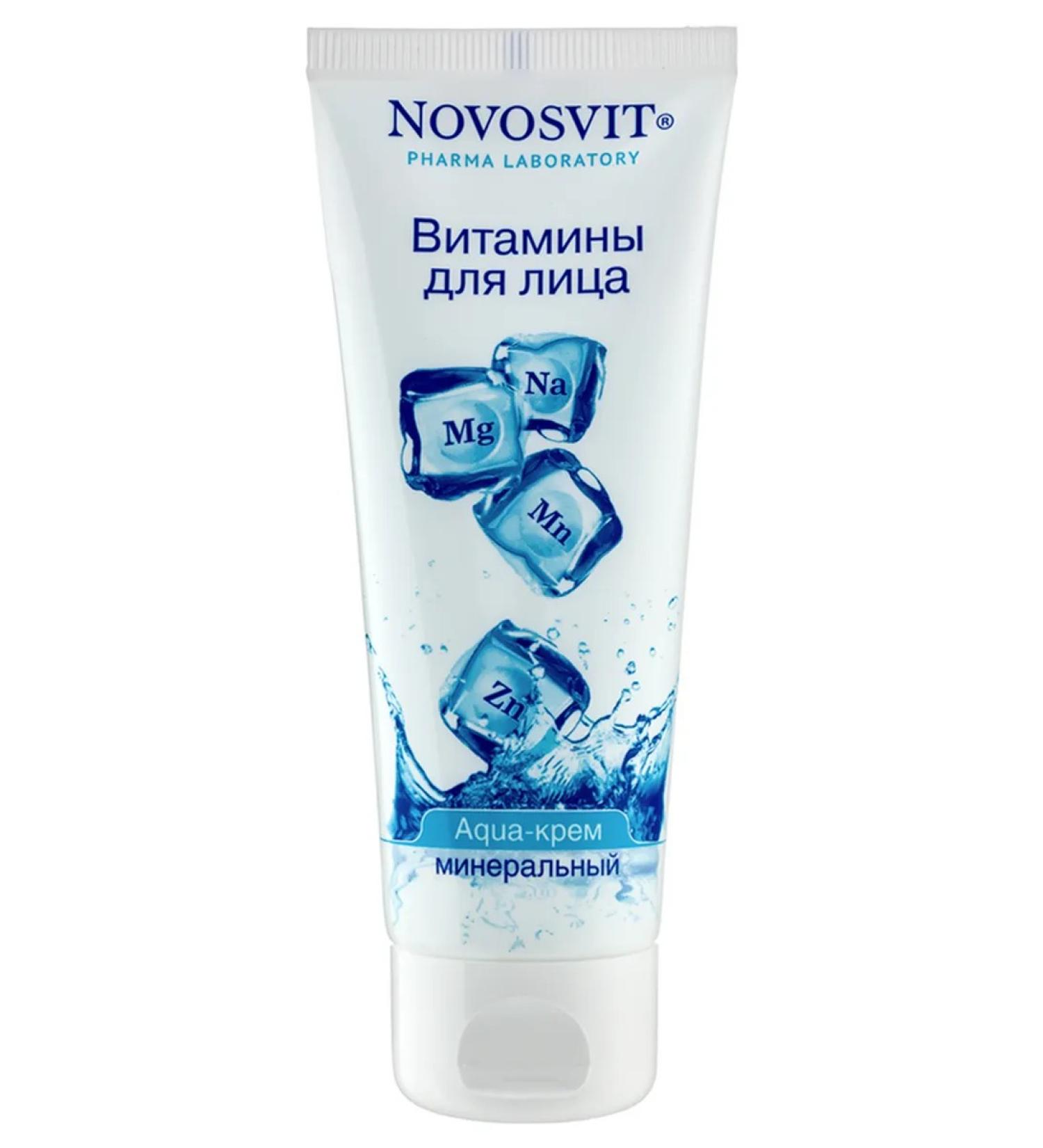 Beauty and care Novosvit aqua cream Mineral Vitamins for Facial 75 ml - Buy Online on GoSupps.com