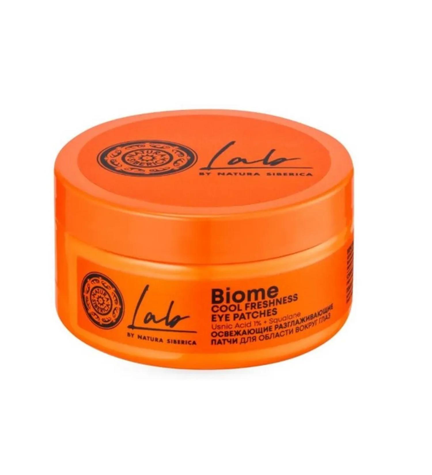Beauty and care Natura Siberica Lab Biome Refreshing Smoothing Eye Patches 60 pcs. - Buy Online on GoSupps.com