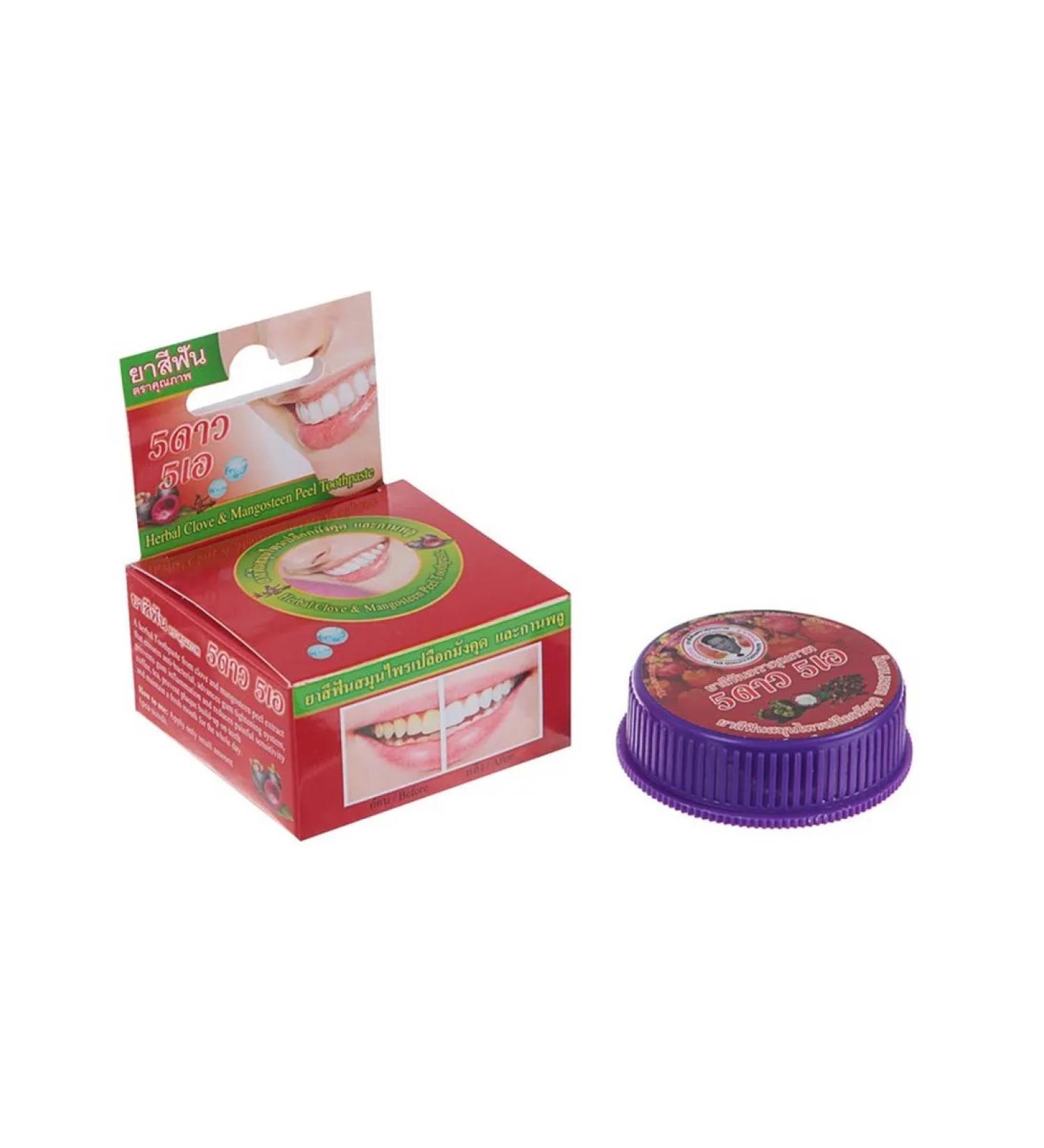 Toothpaste 5 Star Cosmetic with herbs and extract - Buy Online on GoSupps.com