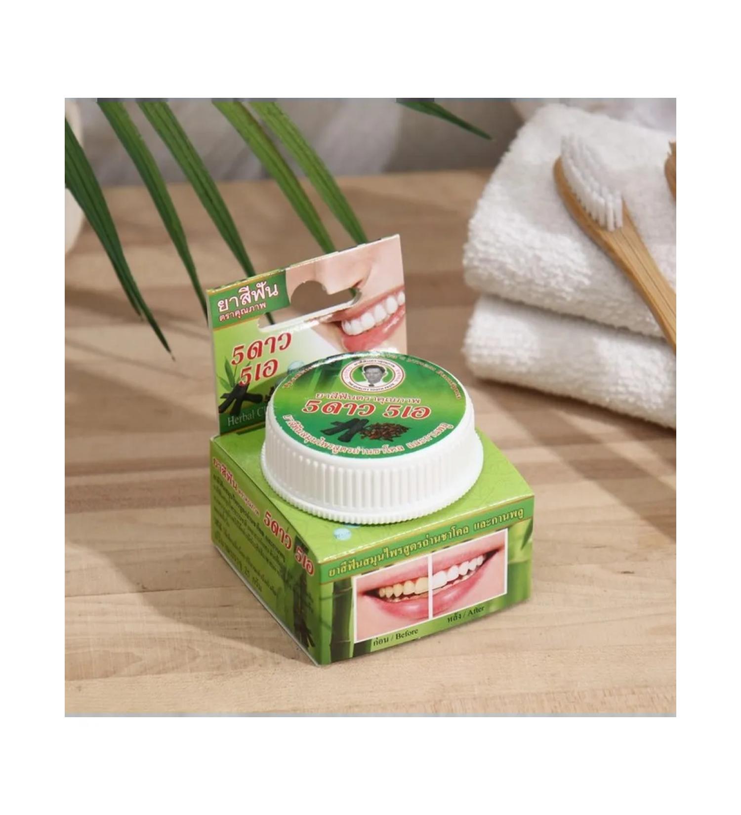 Herbal Clove & Charcoal Power Toothpaste toothpaste with - Buy Online on GoSupps.com