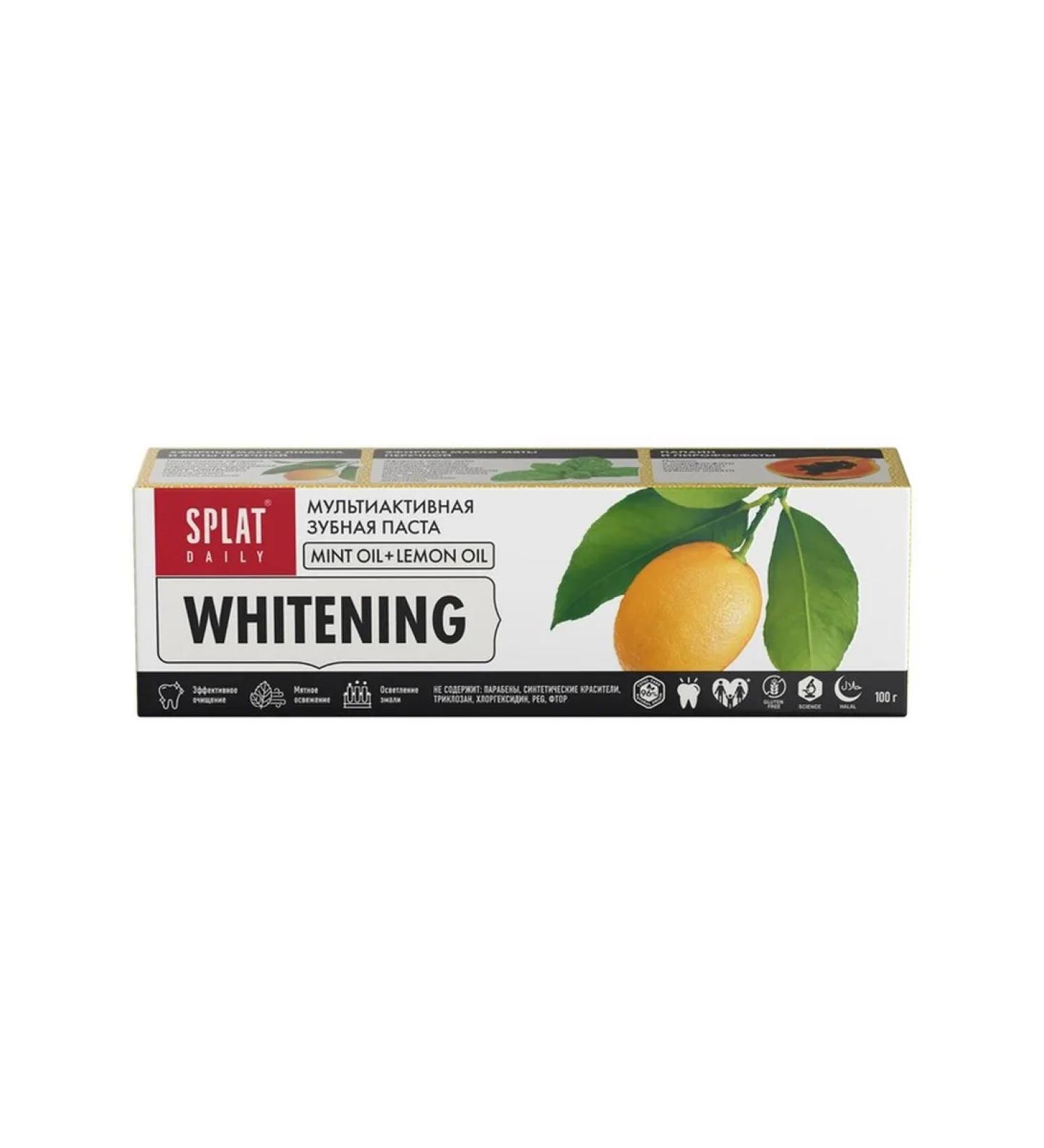 SPLAT DAILY WHITENING 100 g - Buy Online on GoSupps.com