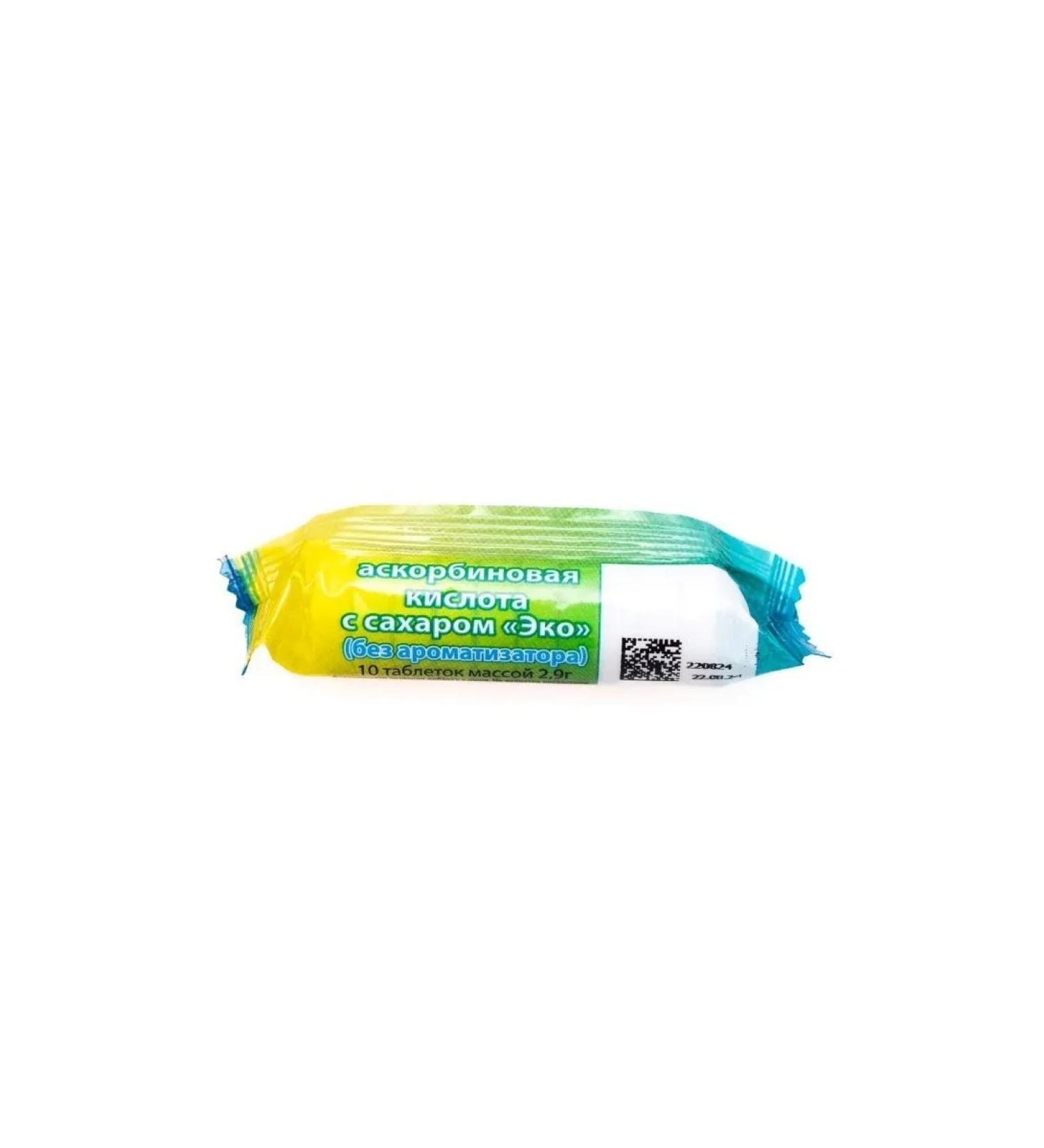 Ecotex LLC Ascorbic acid with ecohus n10 sugar table 2.9 g twin