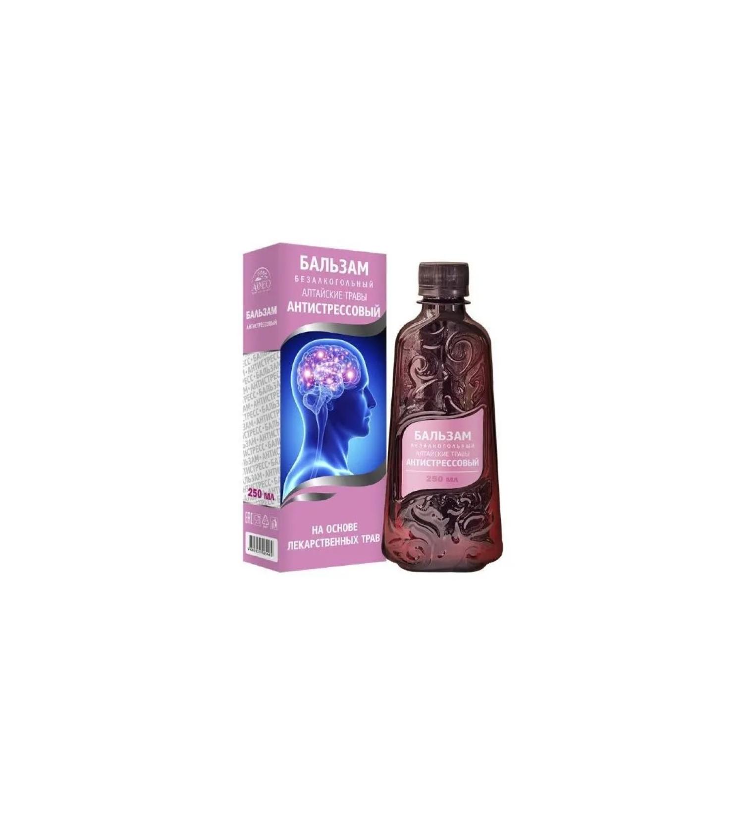 Alsu LLC Altai herbs anti -stress balm non -alcoholic 250ml - Buy Online on GoSupps.com