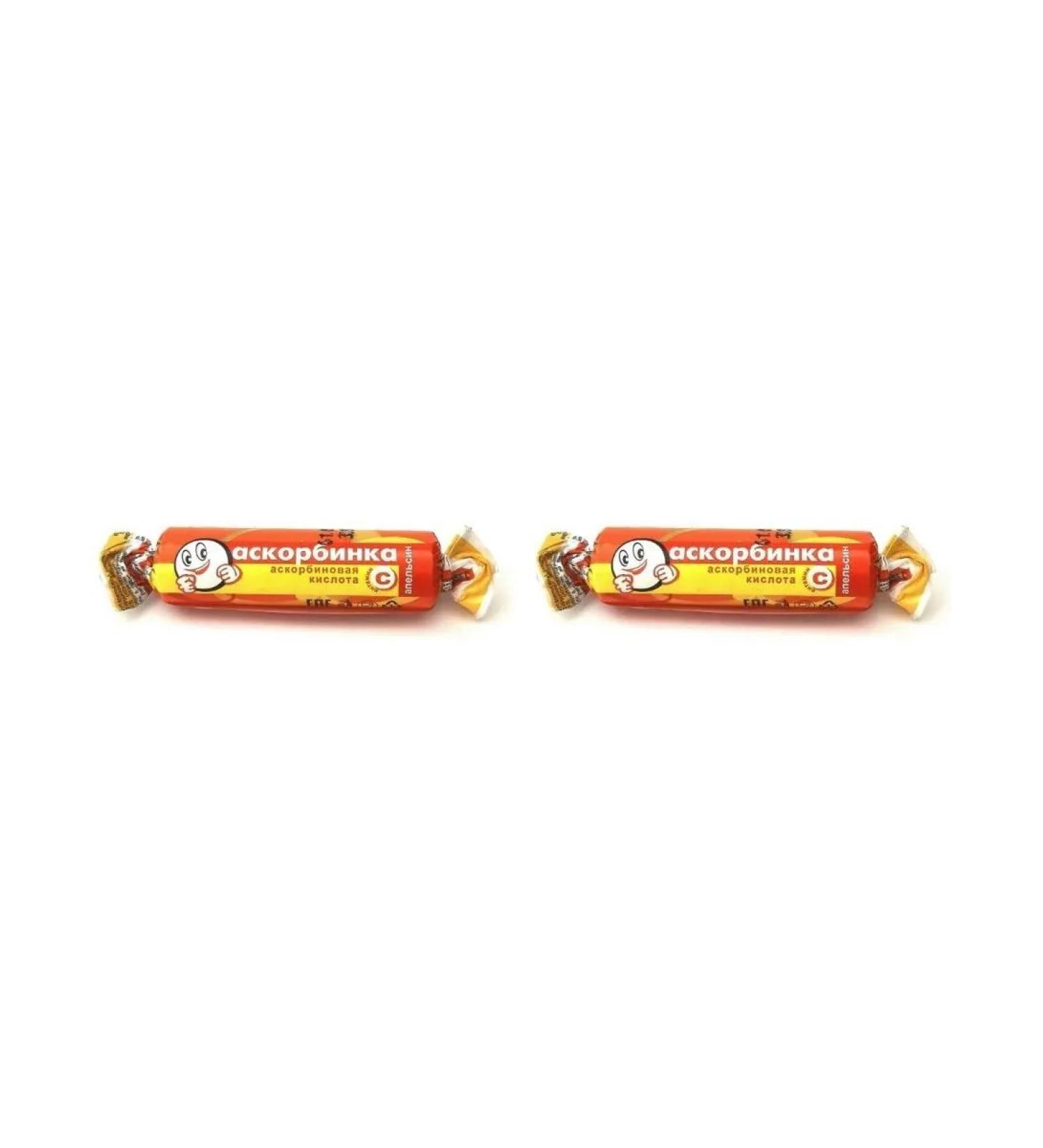 TigodaPharm LLC Askorbinka with the taste of orange n10 table chews 3.0g - 2pcs