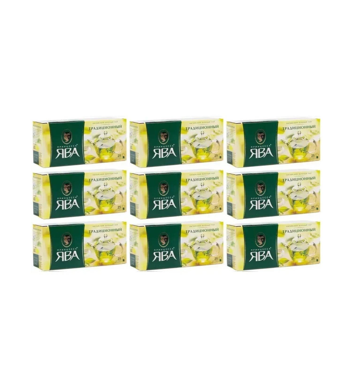 Princess of Java Green Tea Traditional 9 UTs 25 paks - Buy Online on GoSupps.com