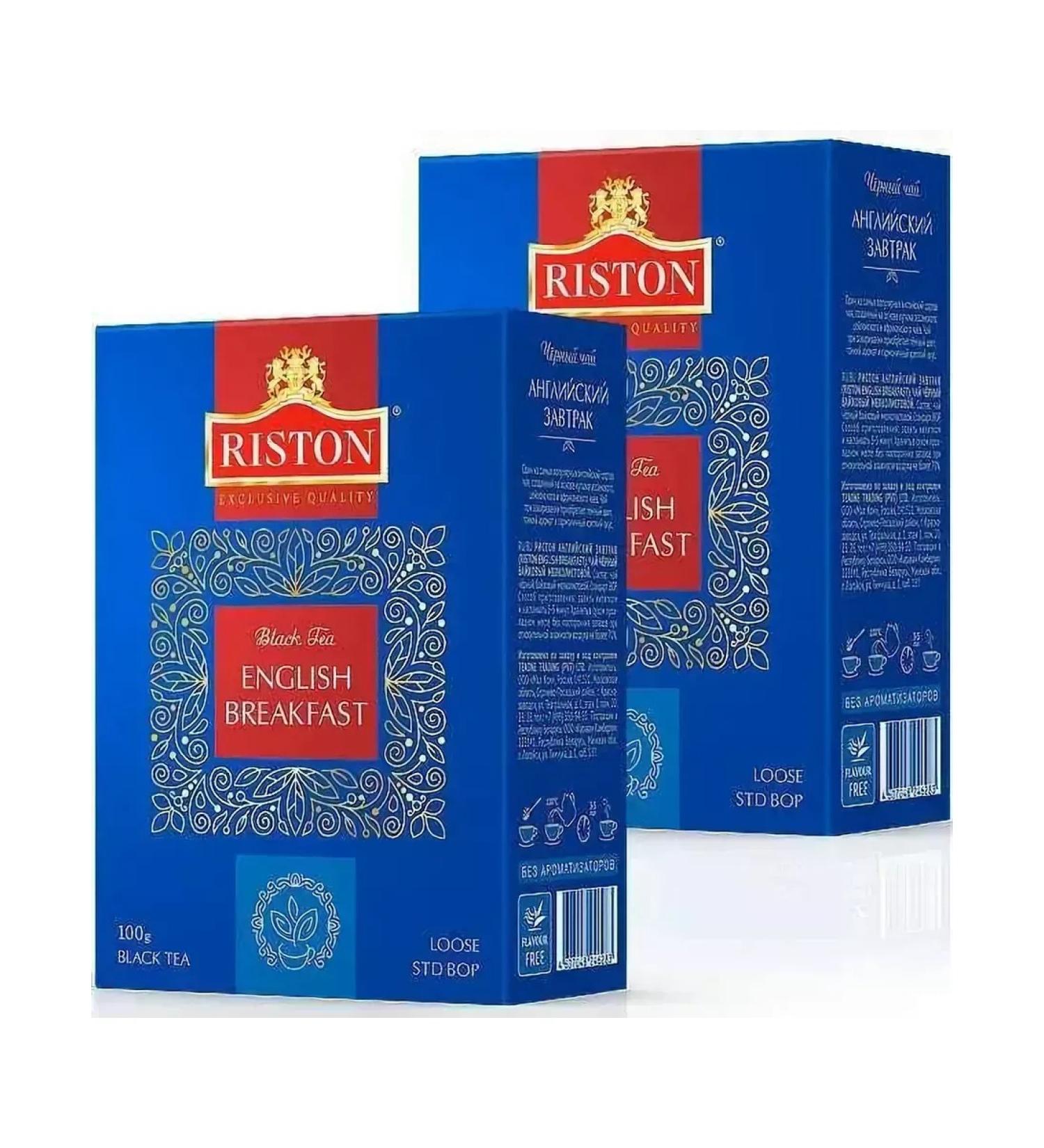 RISTON Tea black English breakfast 2 to 100 grams - Buy Online on GoSupps.com