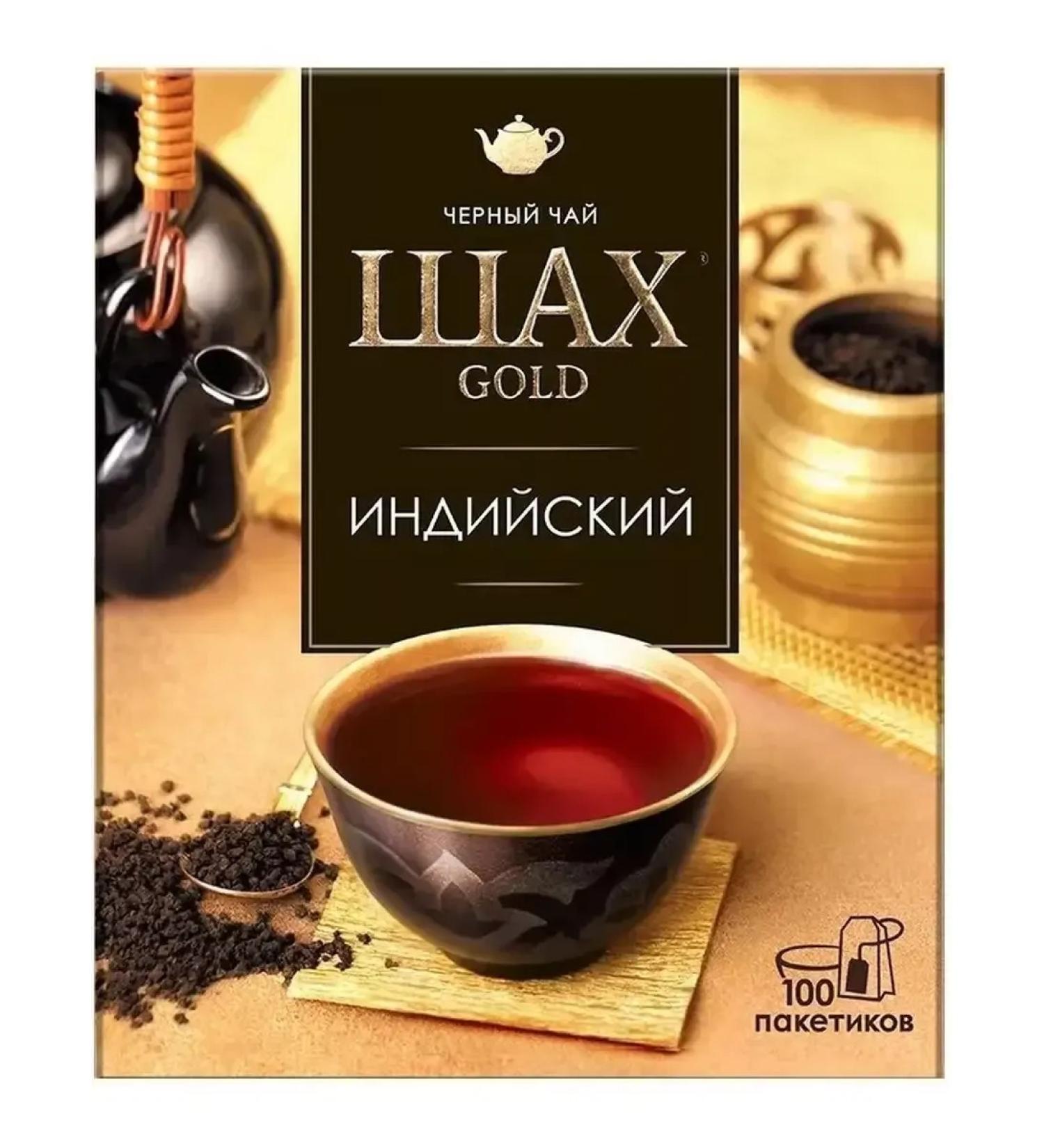 Shah Black tea Indian Gold 100 bags of 2g - Buy Online on GoSupps.com