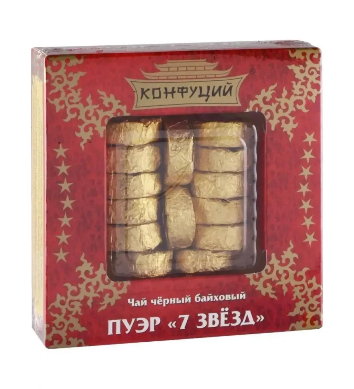 Confucius Black tea Pu-Er seven stars 100 g