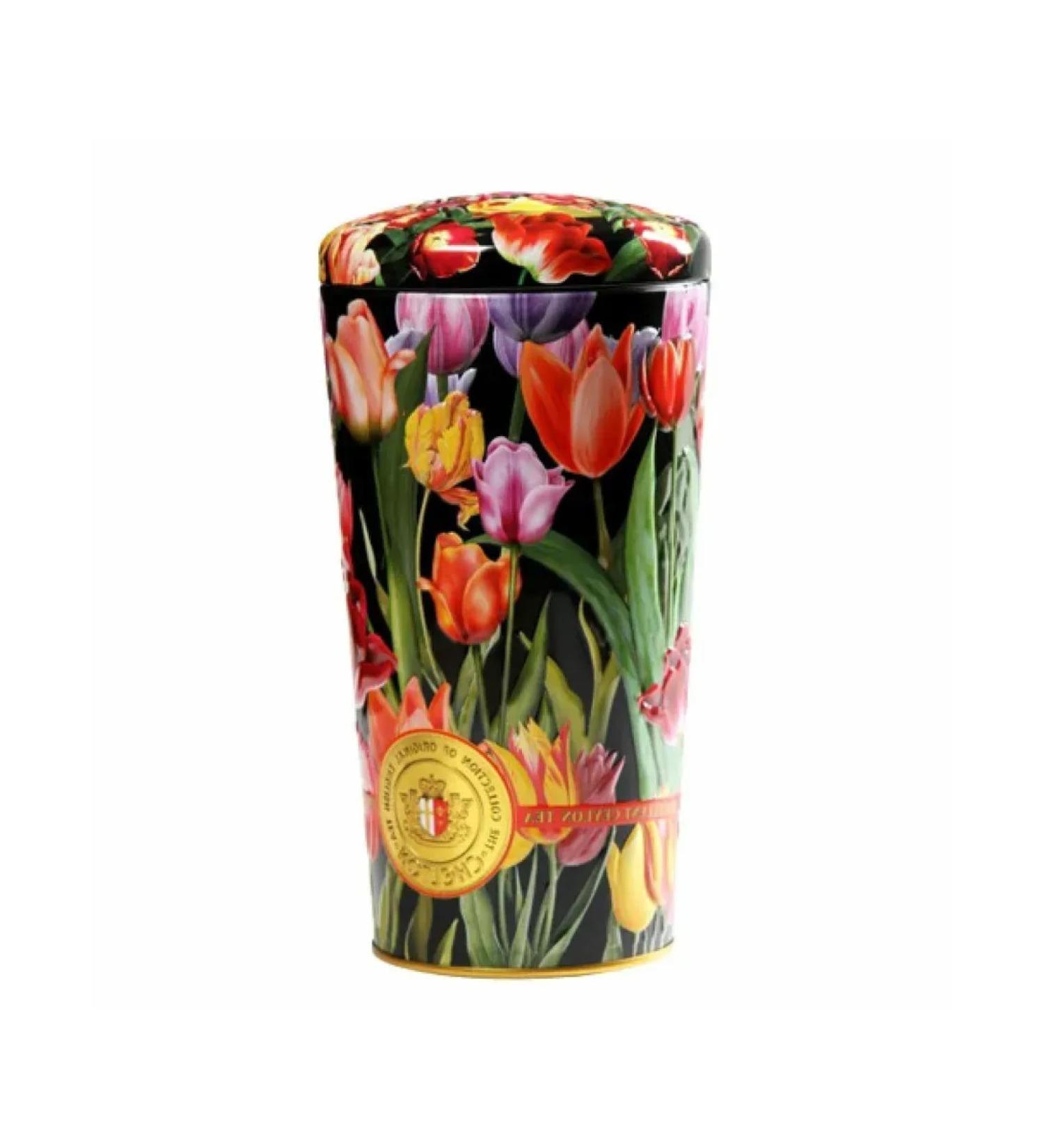Chelton Tea black leaf vase with roses 100 g - Buy Online on GoSupps.com
