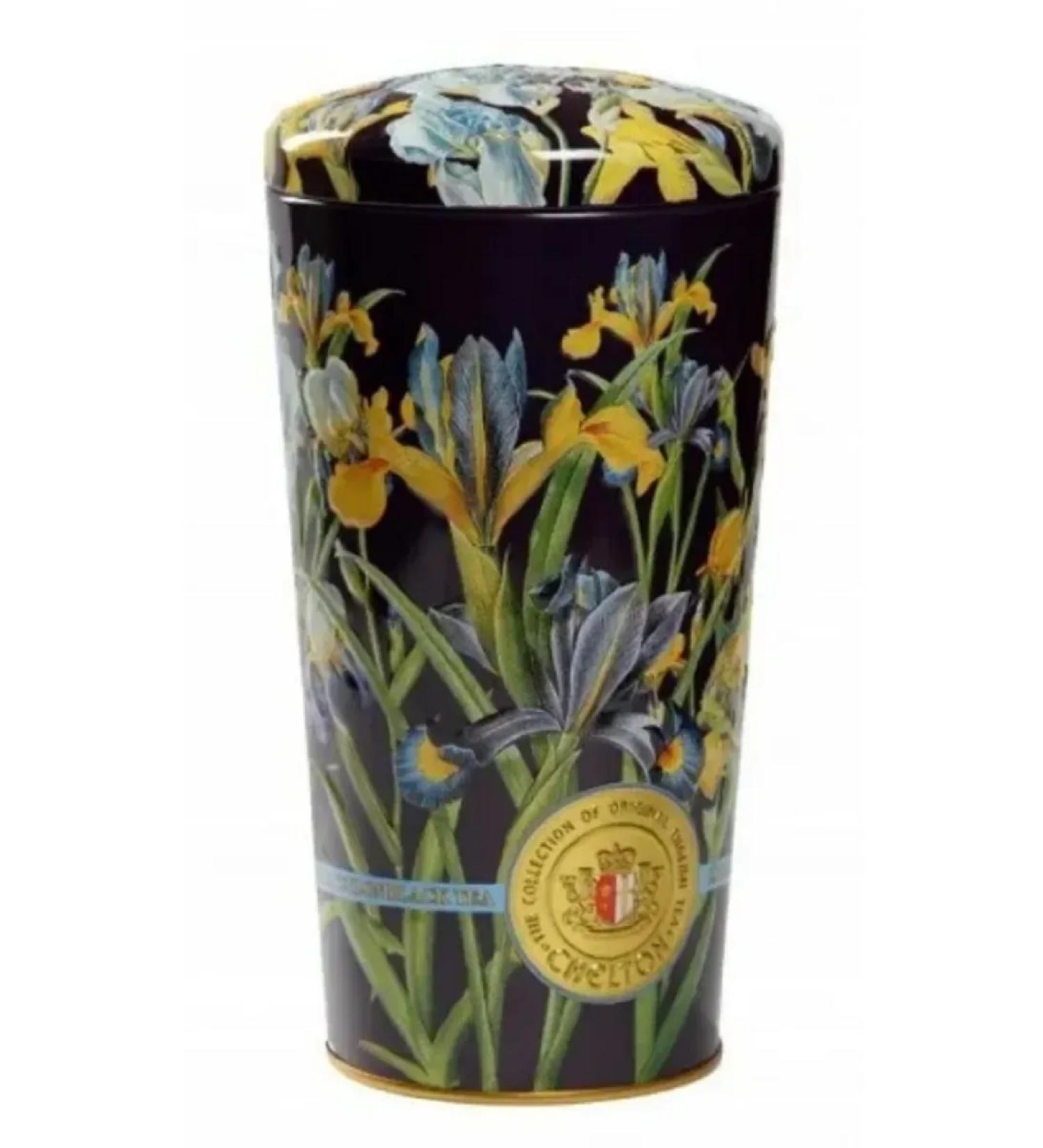Chelton Tea black vase with irises 100 g - Buy Online on GoSupps.com