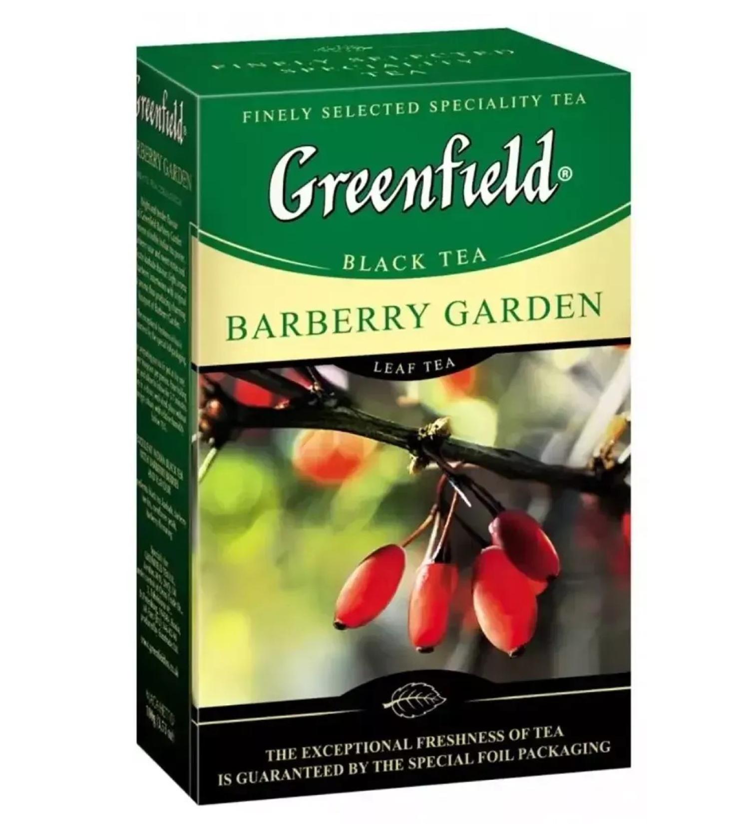 Greenfield Black tea Barberry Garden 100 g 1 pcs - Buy Online on GoSupps.com