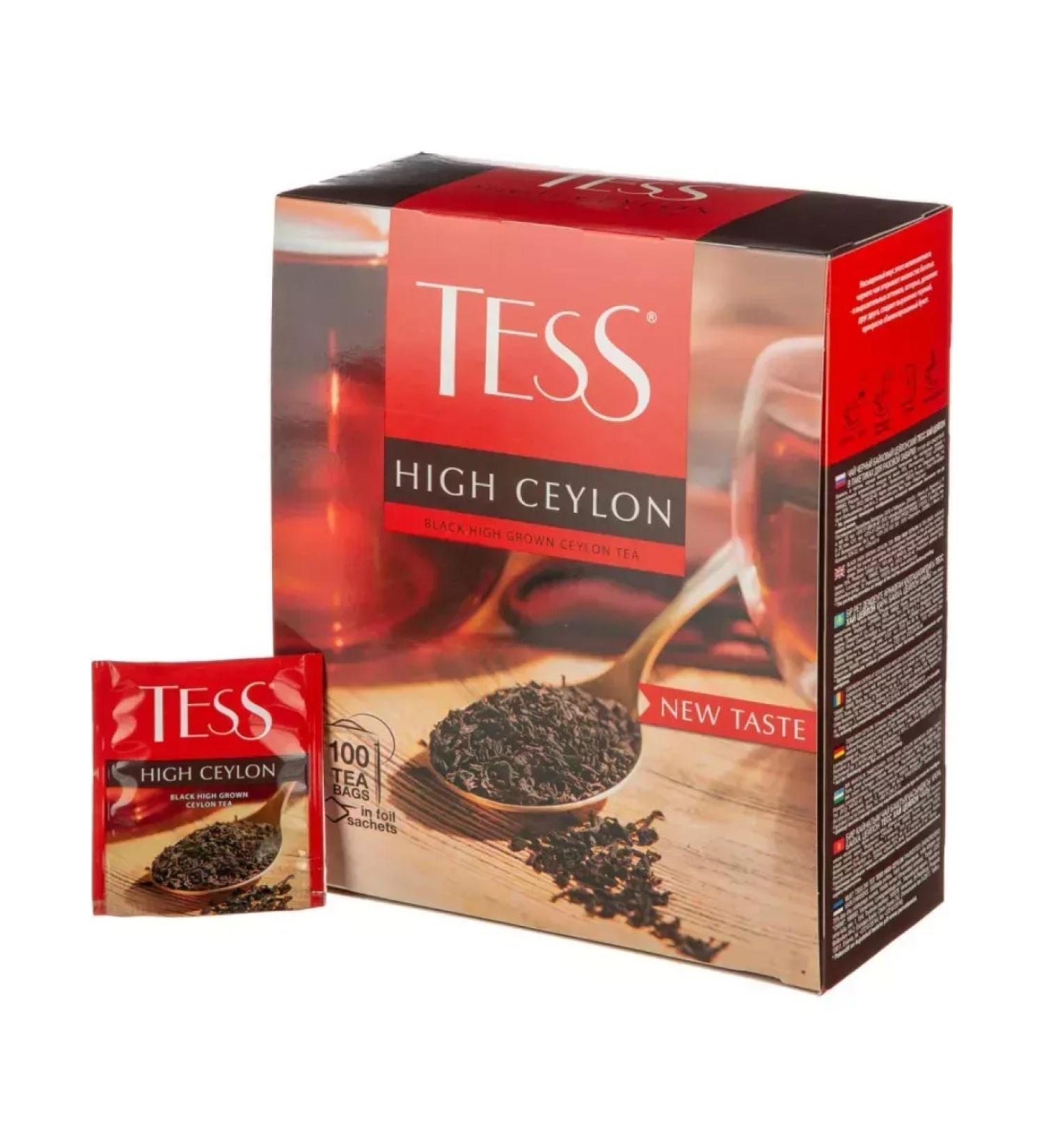 TESS Tea black High Ceylon 100 pack