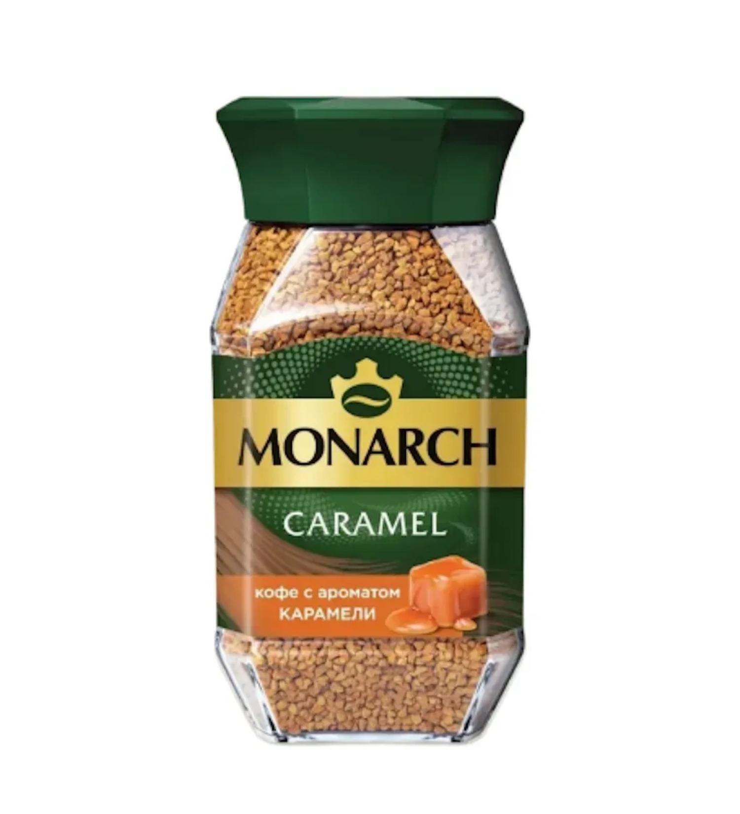 Monarch Soluble Caramel coffee 95 g - Buy Online on GoSupps.com