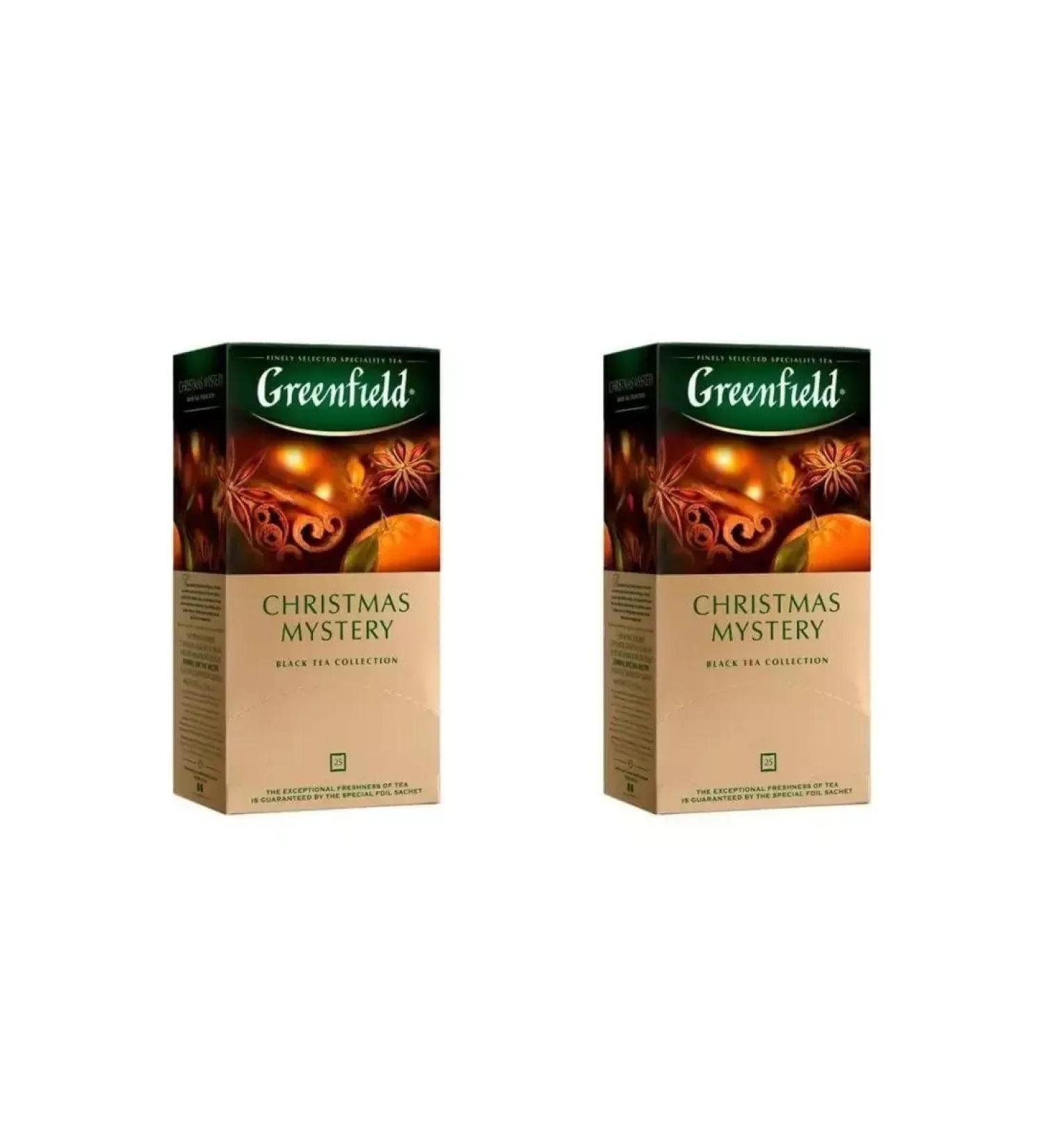 Greenfield Black tea Christmas Mystery 25 bags - Buy Online on GoSupps.com