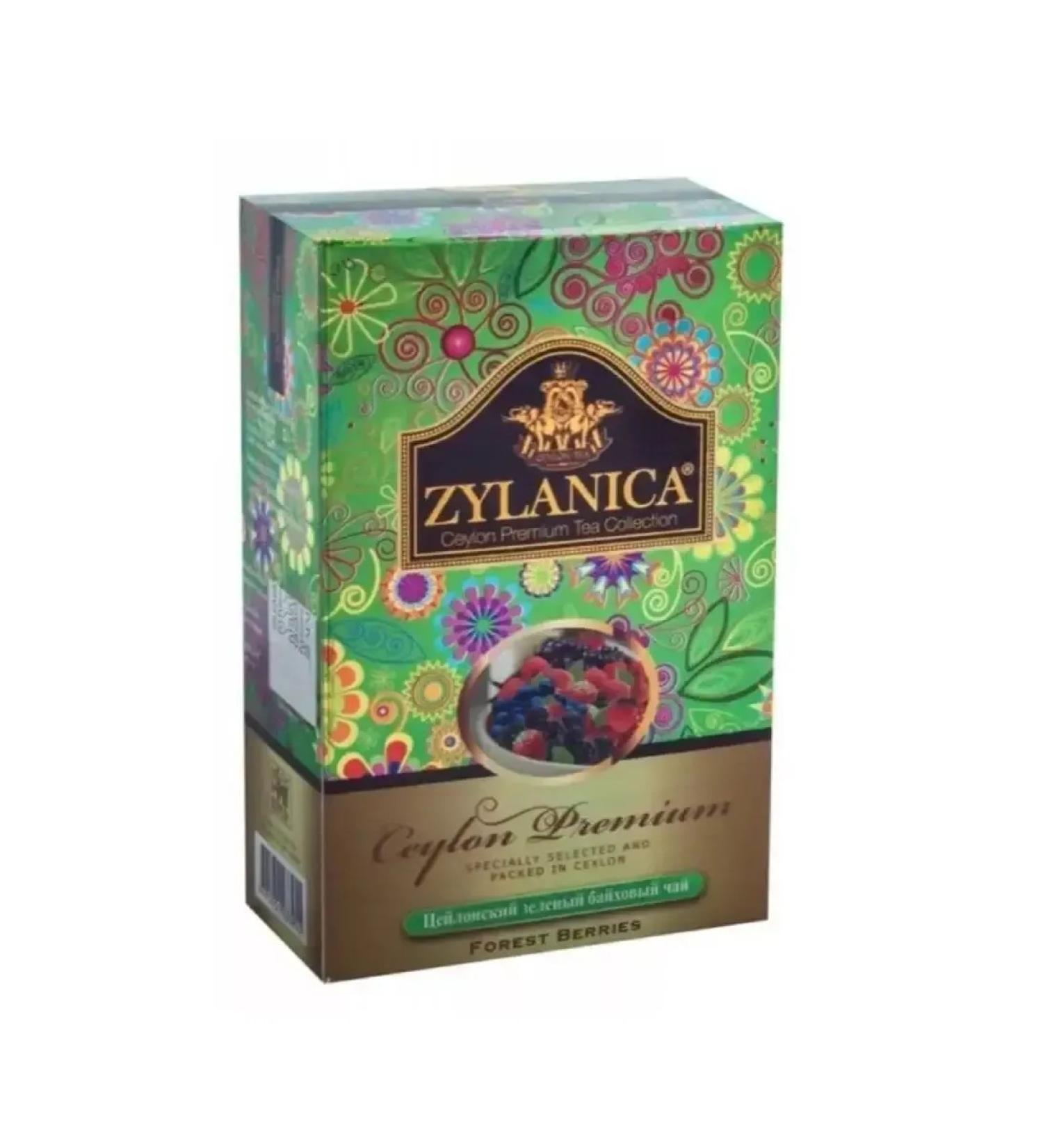 Zylanica Green tea CEYLON PREMIUM Collection Forest Berries 100 g