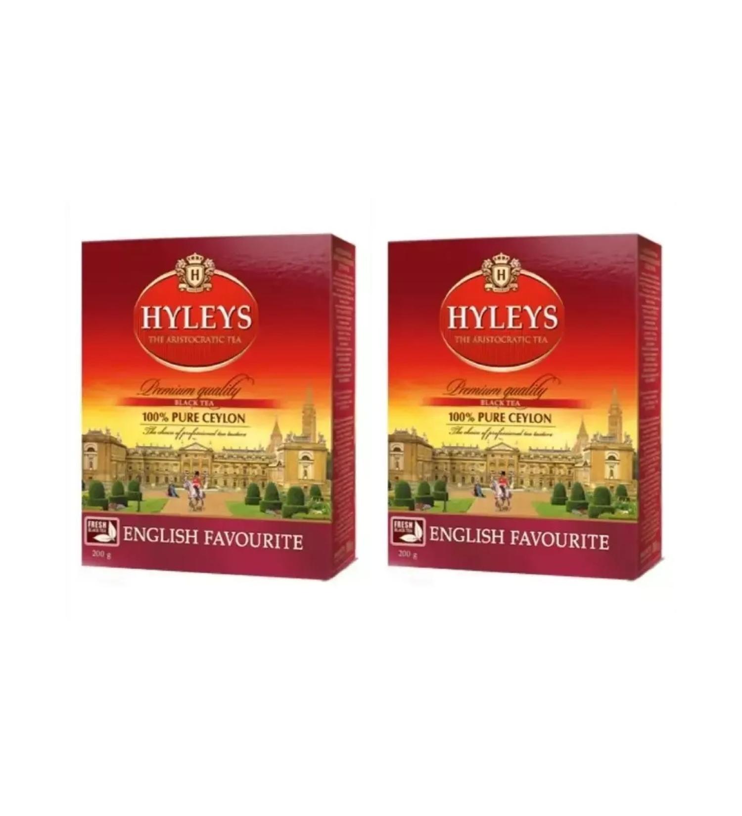 HYLEYS Black tea English favorite 2 packages of 200g - Buy Online on GoSupps.com