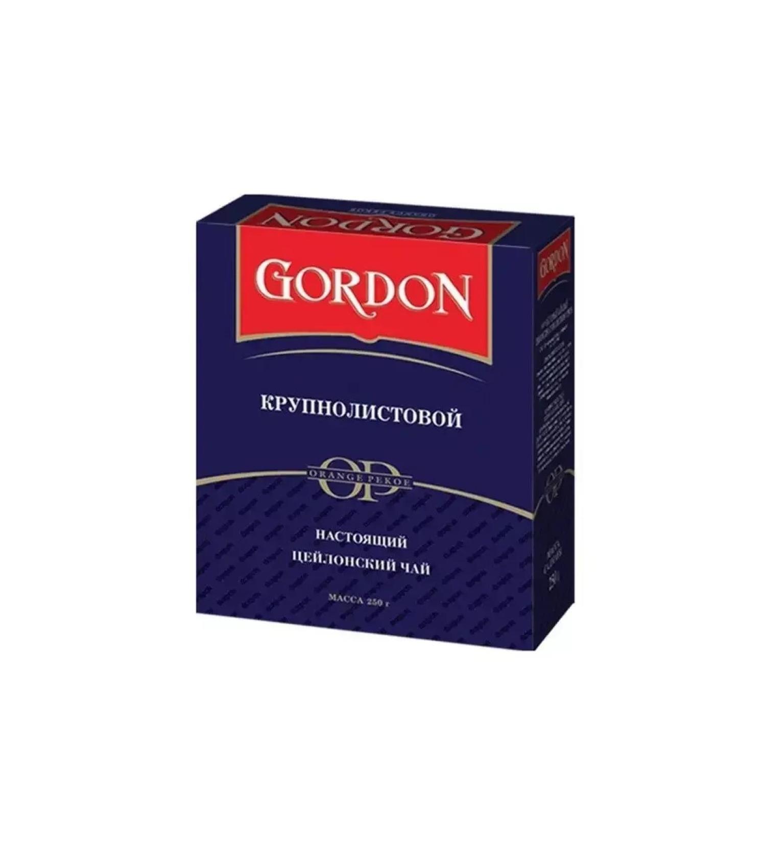 GORDON Black Ceylon Tea large sheet 250 g