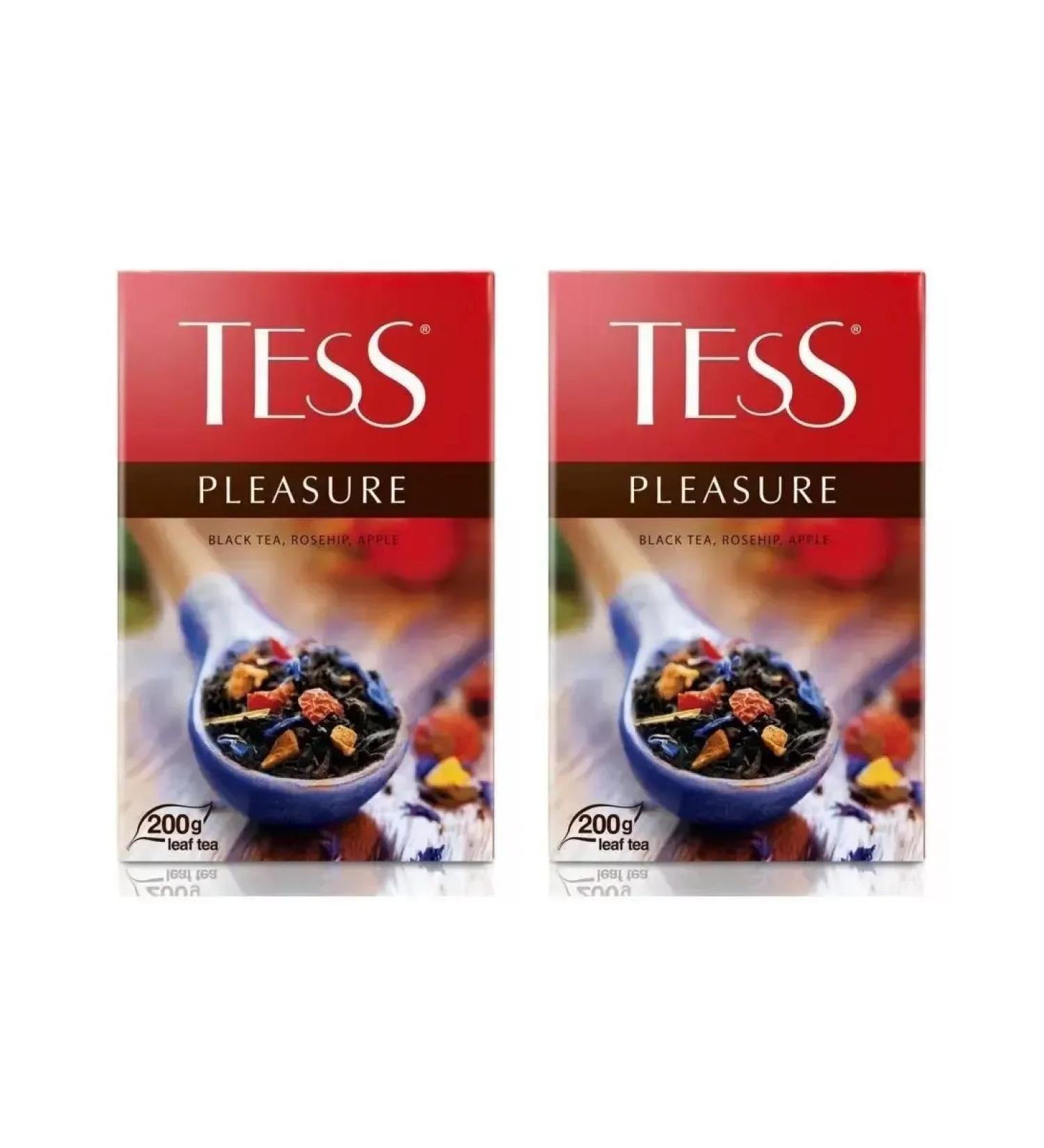TESS Pleasure tea black sheet 200 g - Buy Online on GoSupps.com