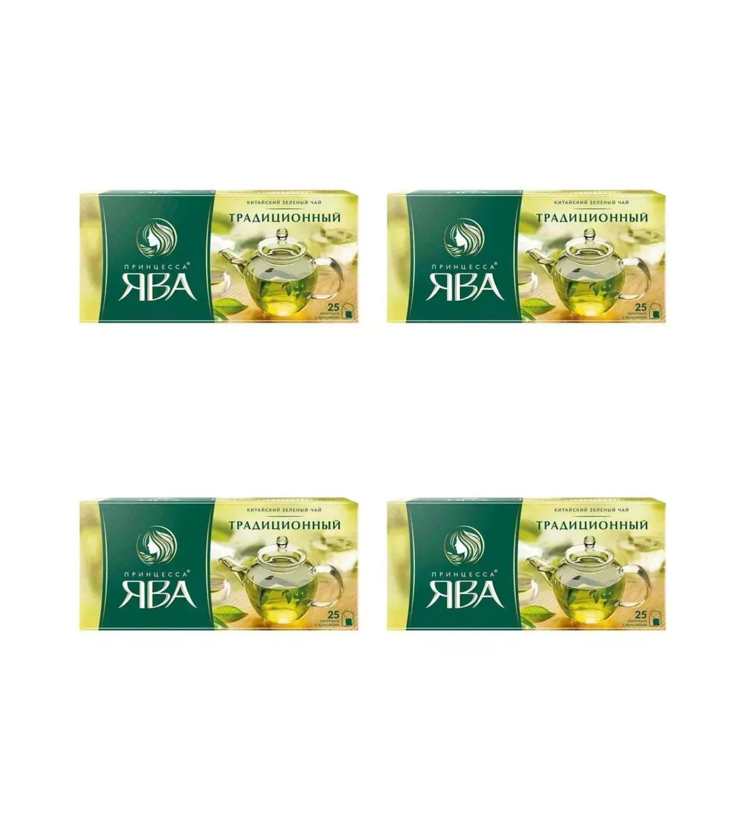 Princess of Java Green Tea Traditional 4 UD in 25 paks - Buy Online on GoSupps.com