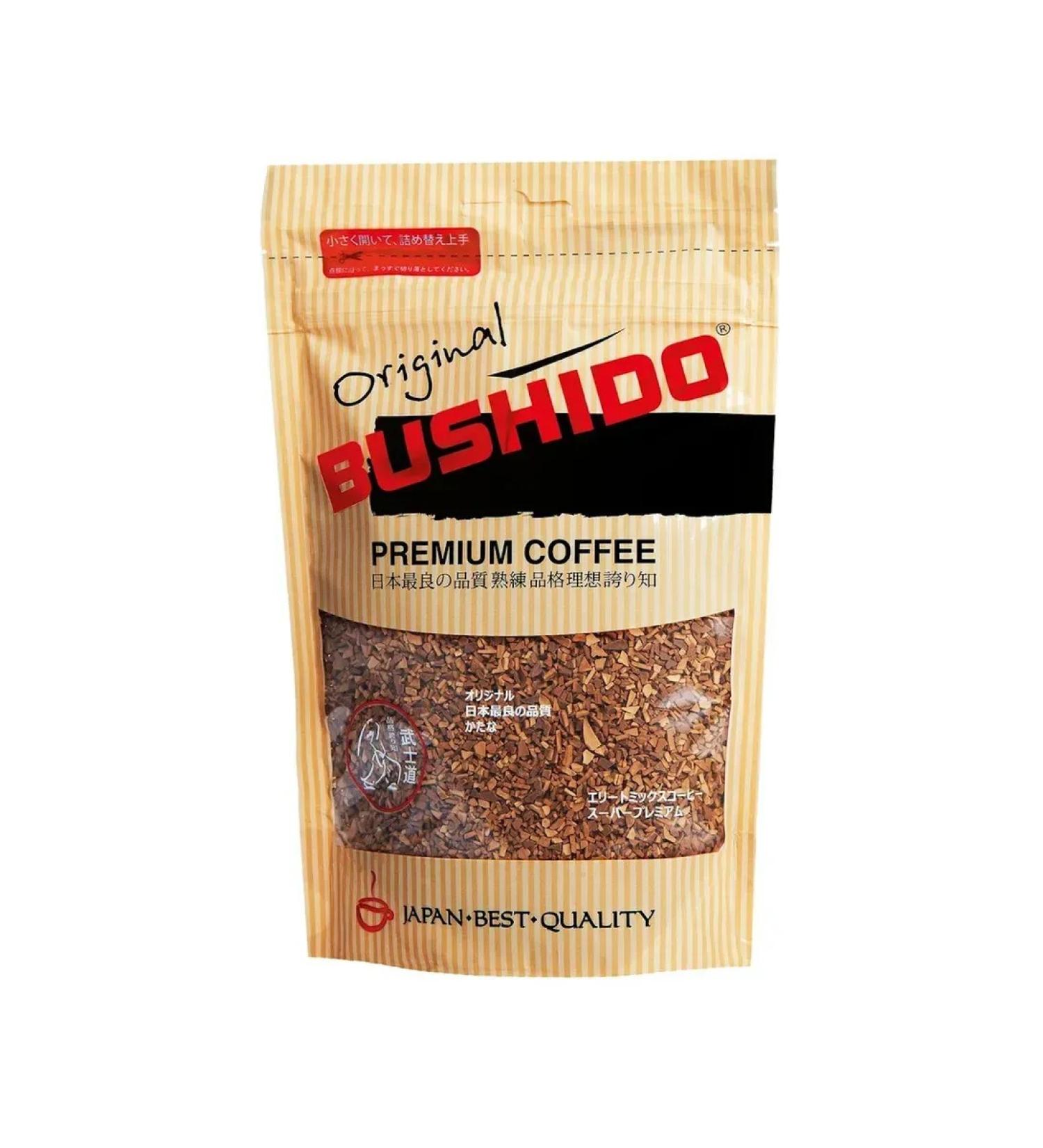 Bushido Coffee soluble sublimated Original 75 g - Buy Online on GoSupps.com