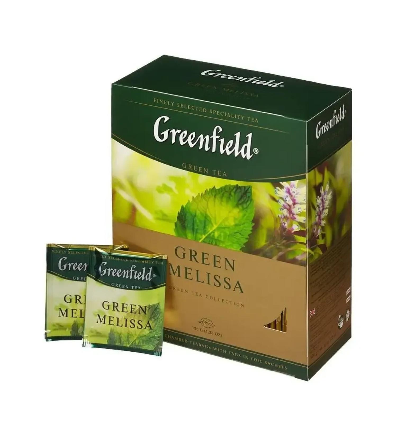 Greenfield Green Melissa tea - Buy Online on GoSupps.com
